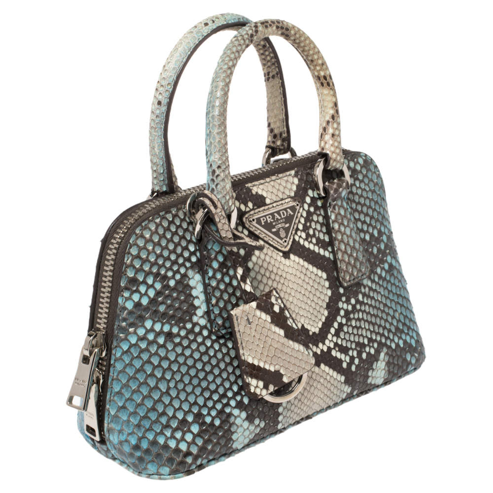 Prada Promenade Handbag Python Mini