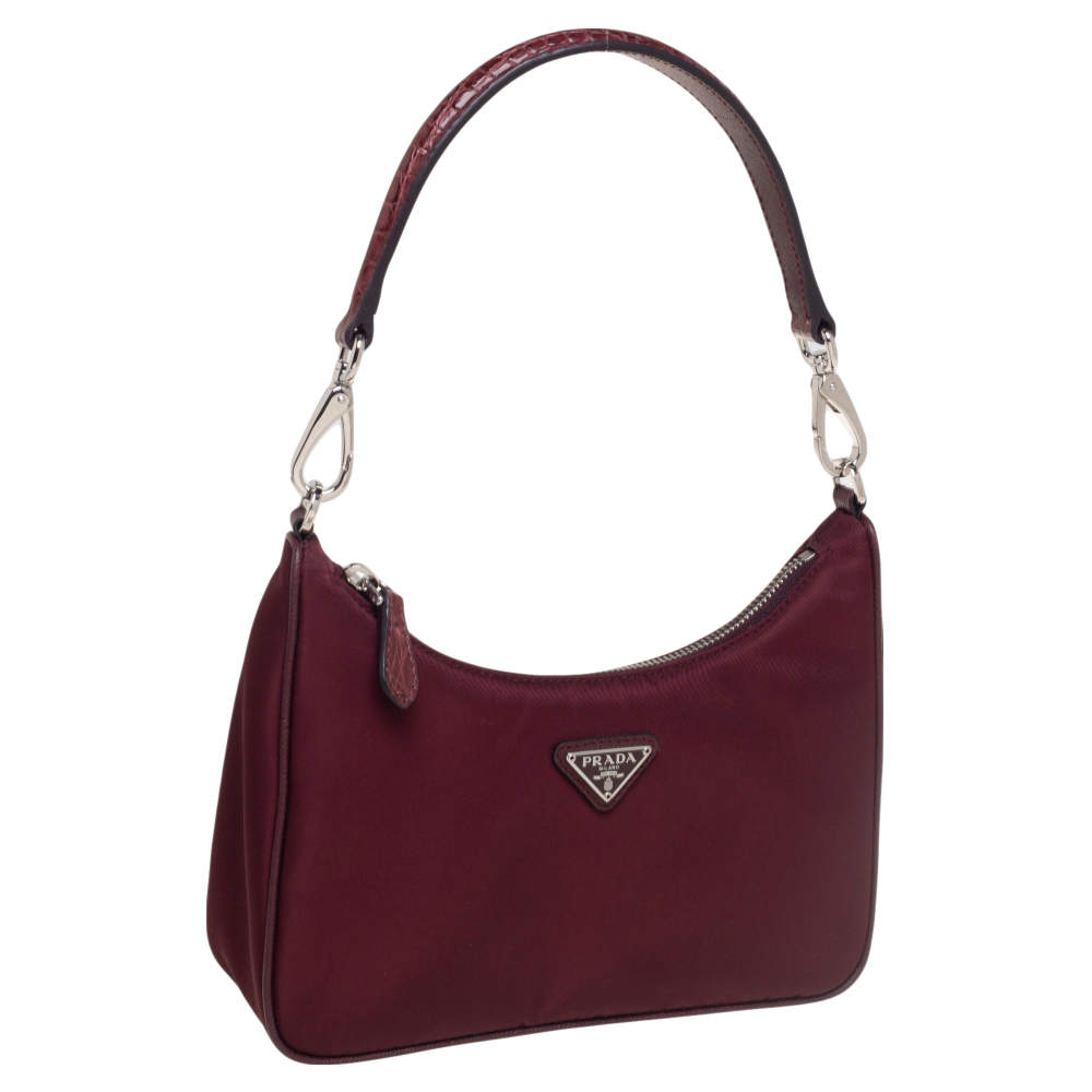 Prada re cheap edition 2005 burgundy