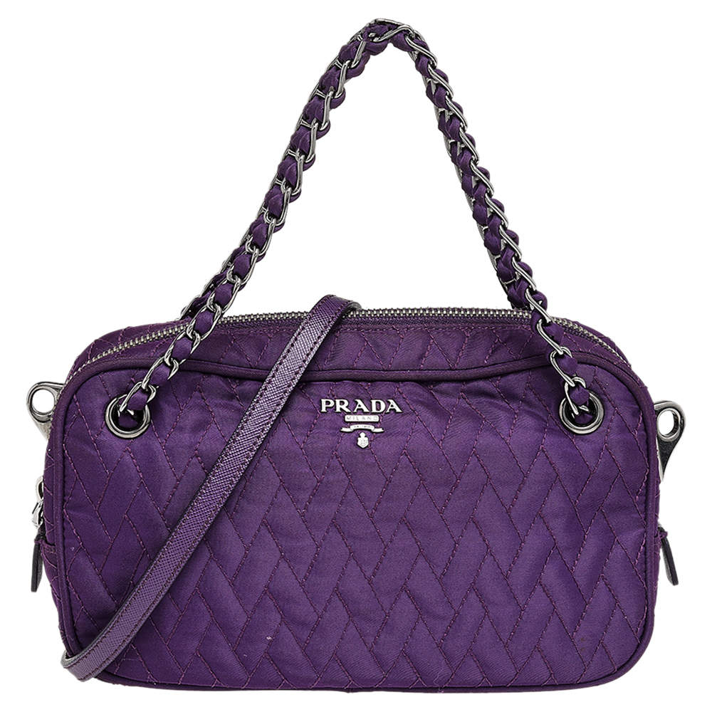 prada nylon purple