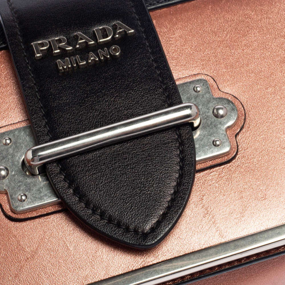 Prada Saffiano Leather Cahier Shoulder Bag (SHF-a453Ku) – LuxeDH