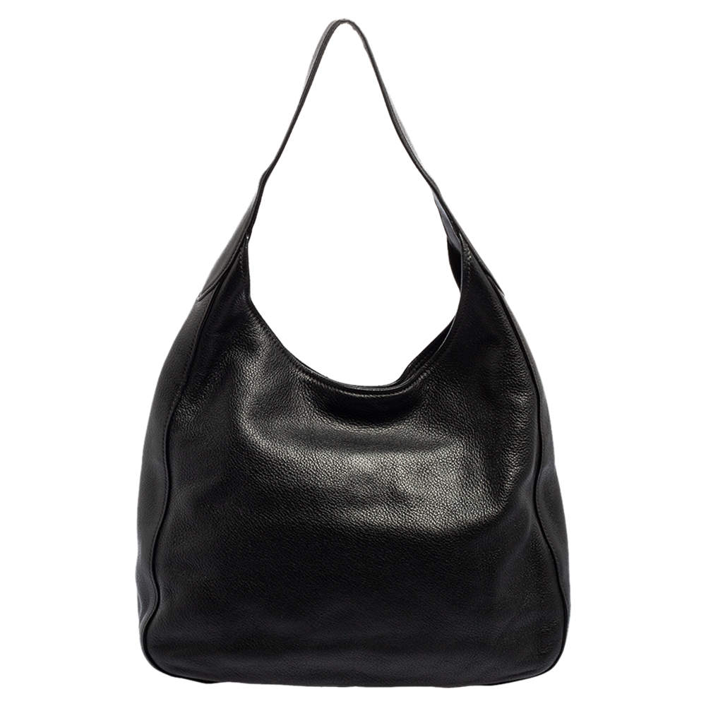 Prada Black Vitello Daino Leather Pocket Hobo Prada | The Luxury Closet