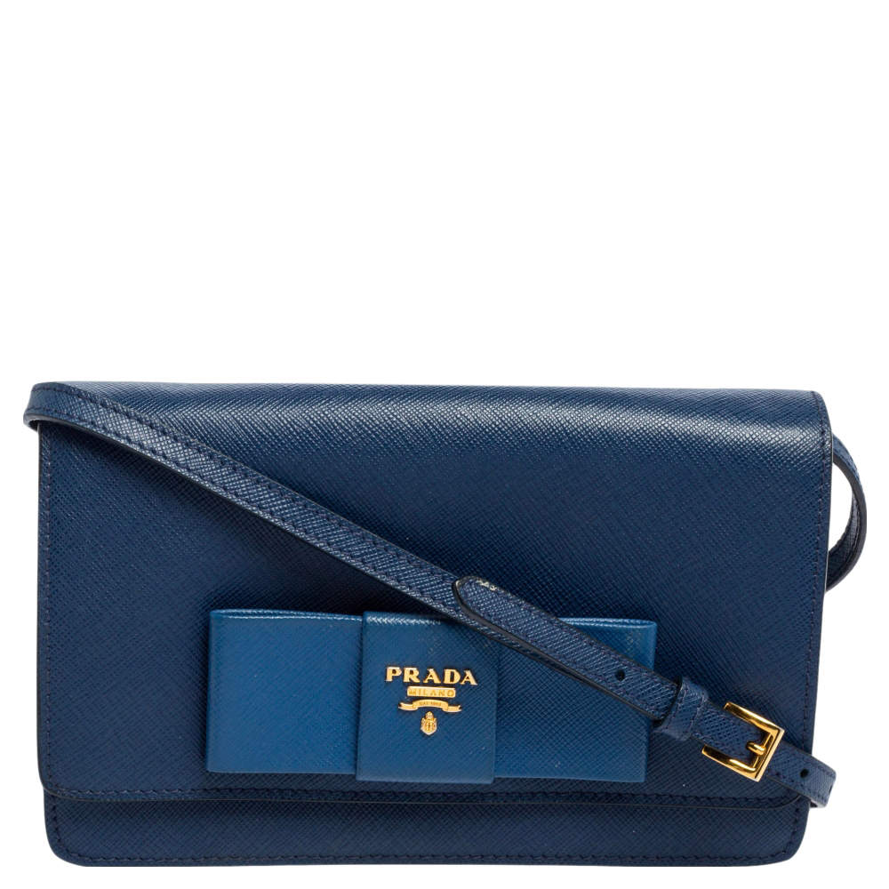 prada bow clutch