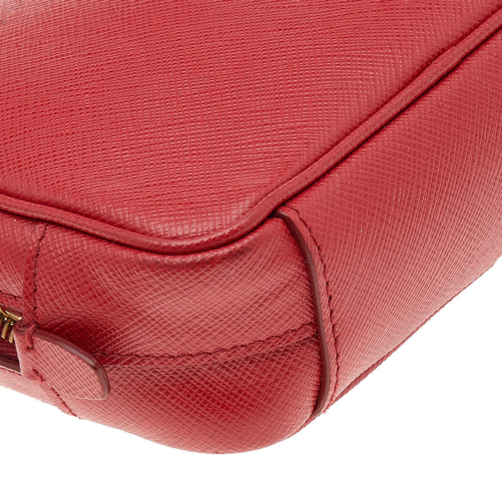 Prada Saffiano Chain Crossbody Bag - Red Crossbody Bags, Handbags -  PRA853237