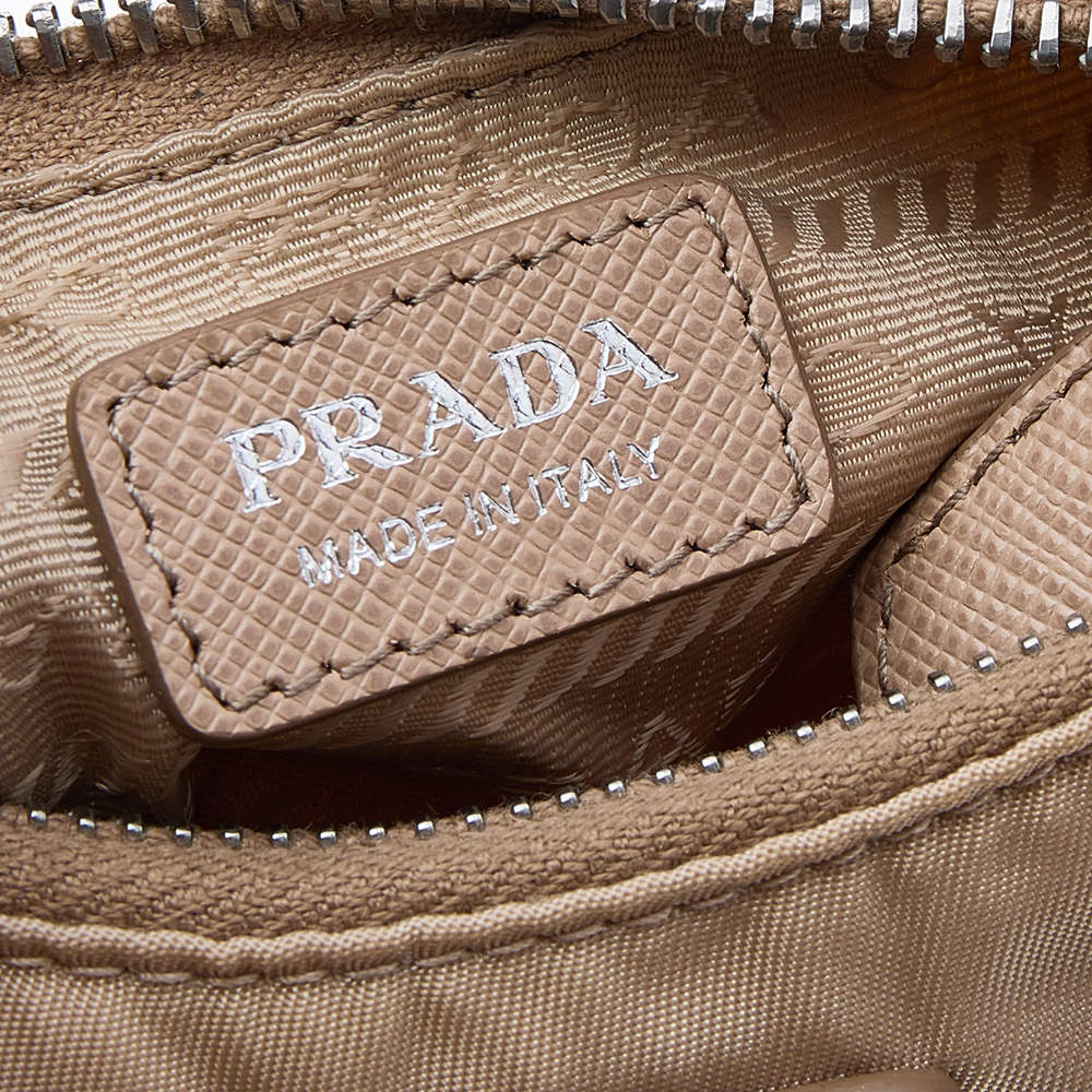 Prada Beige Tessuto Nylon Re-Edition 2005 Baguette Bag at 1stDibs