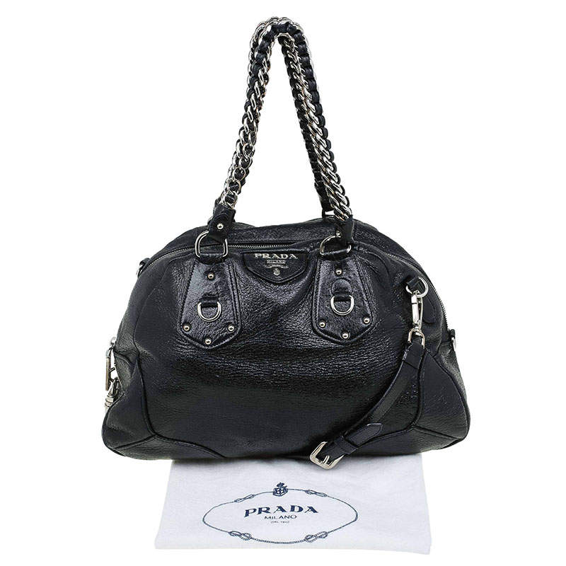 Prada Cervo Lux Chain Shoulder Bag