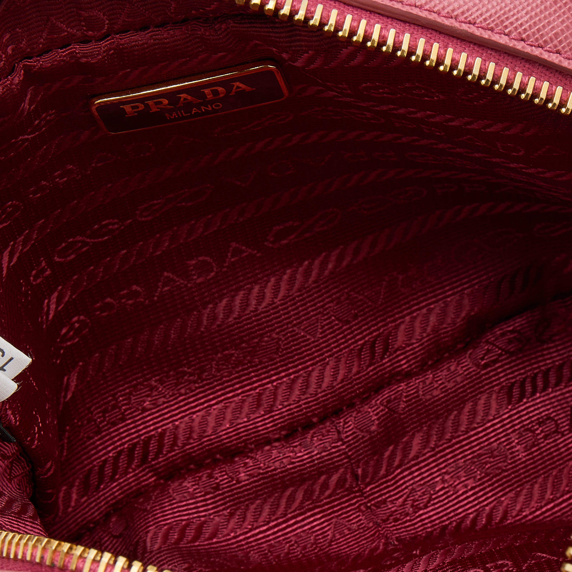 Prada Saffiano Lux Mini Bauletto Bag - Red Mini Bags, Handbags - PRA209657