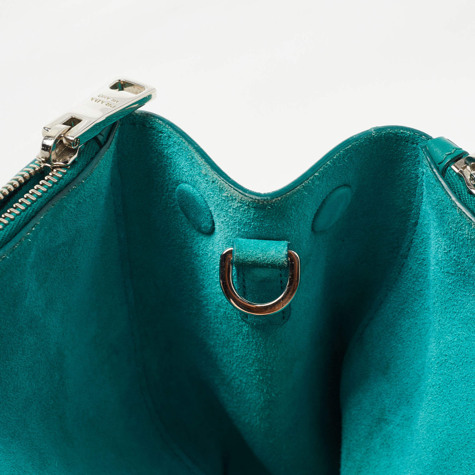 Prada Green Large Saffiano Galleria Tote Leather ref.945632 - Joli Closet