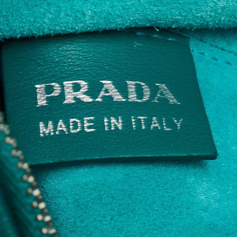 Prada Green Large Saffiano Galleria Tote Leather ref.945632 - Joli Closet