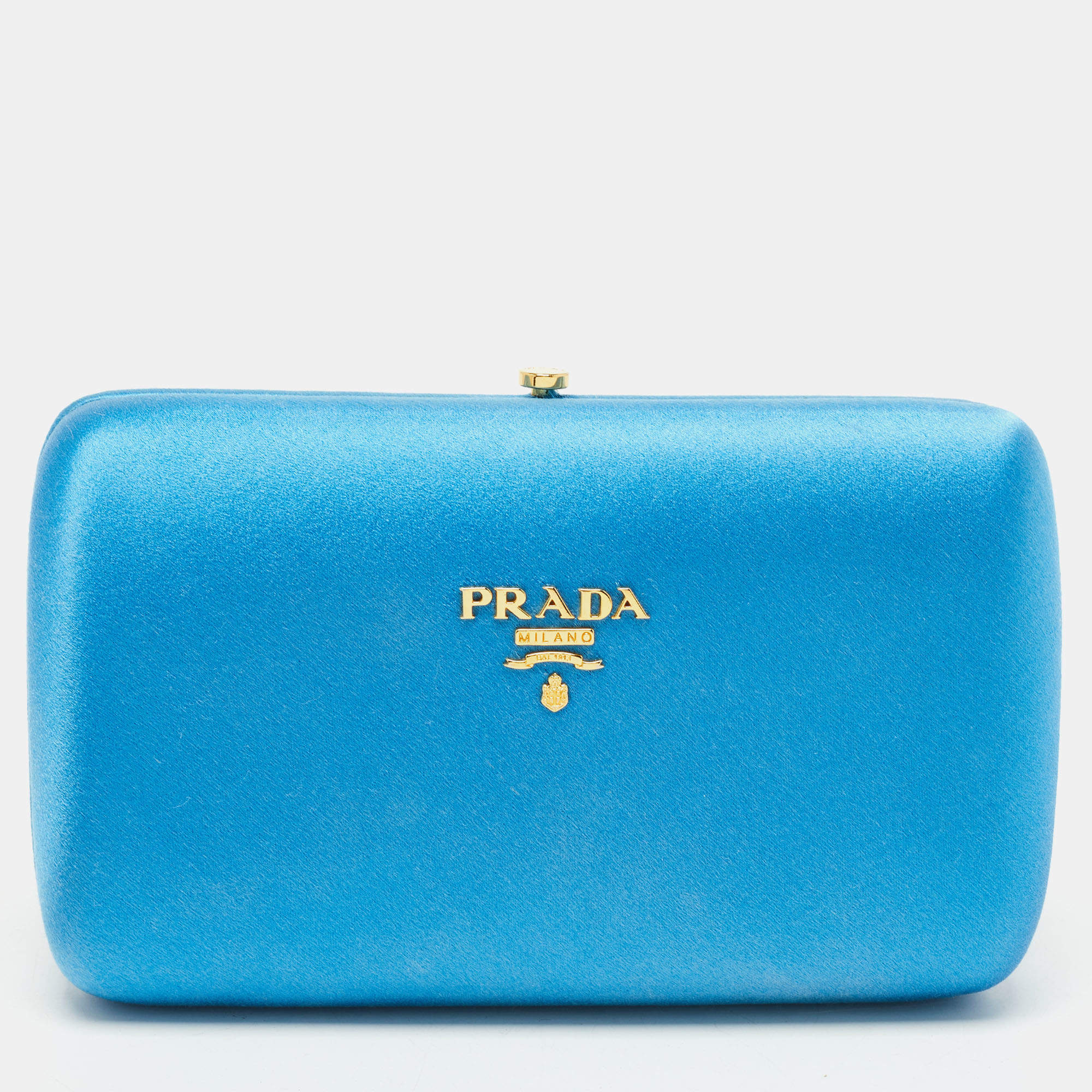 クラッチバッグ PRADA LIGHT BLUE NYLON CLUTCH luxury-women-prada-used-