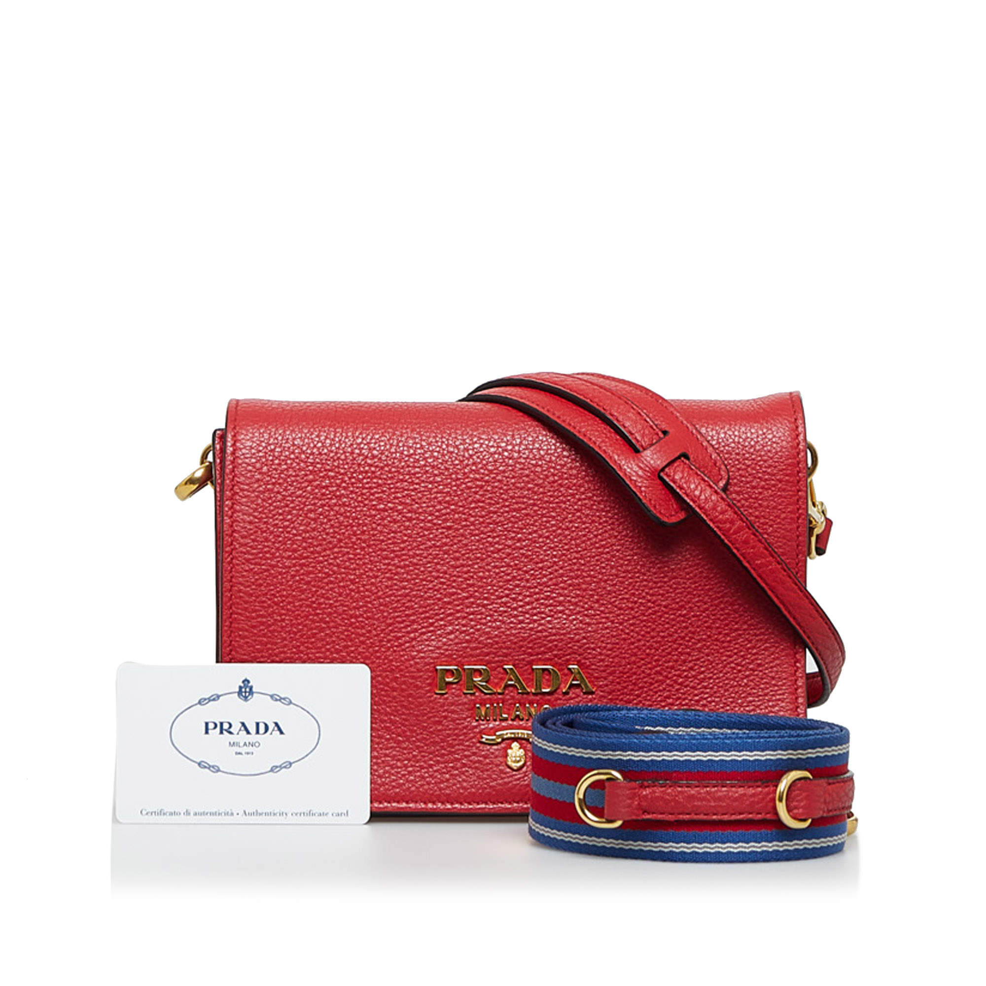 Prada Daino Crossbody Flap Bag