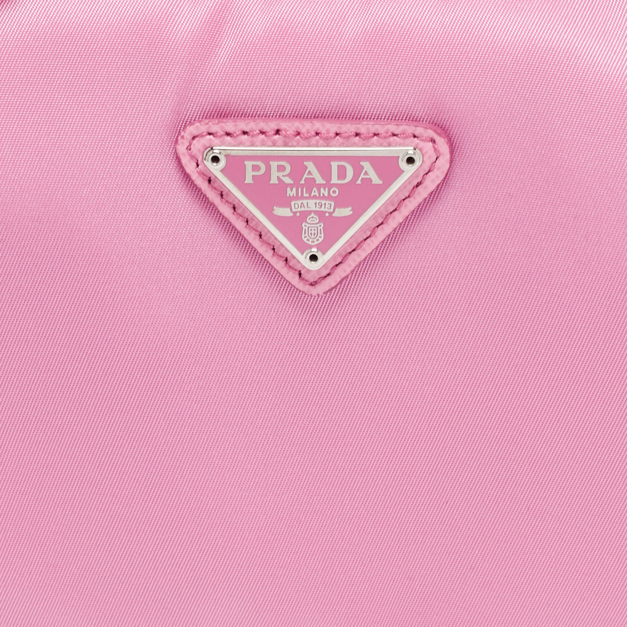 Prada Mini Re- Nylon Re-Edition 2000 Shoulder Bag in pink fabric – Fancy Lux