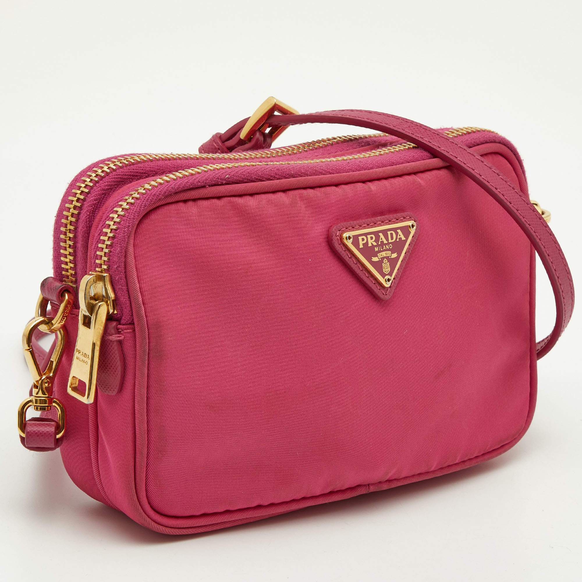 Vintage Prada Pink Crossbody Bag