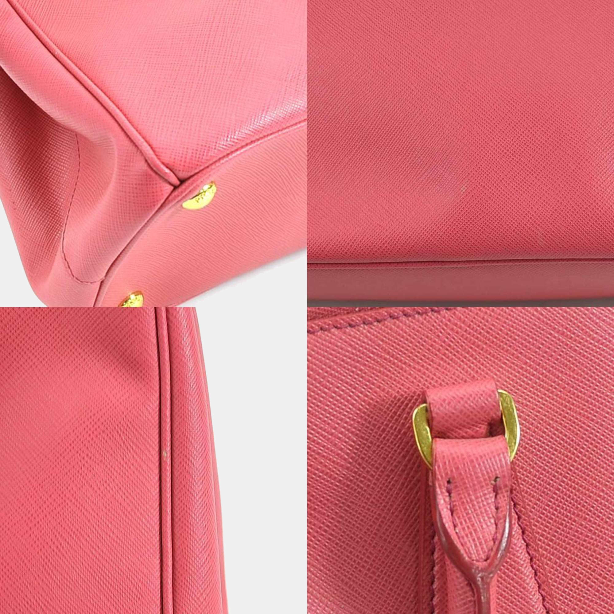 Prada Small Saffiano Leather Tote hang bag BN2567 Light Pink – BRANDS N BAGS