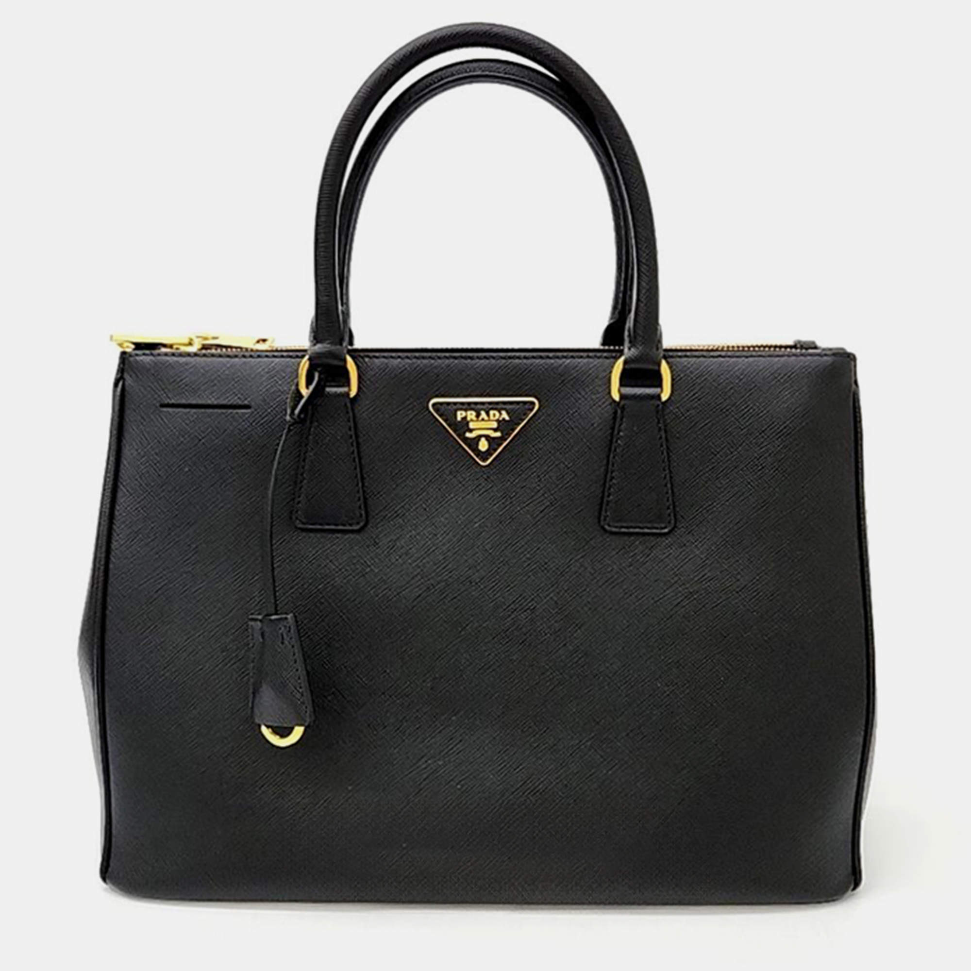 مملوكة مسبقًا Prada Saffiano Luxe Tote and Shoulder Bag (1BA274)
