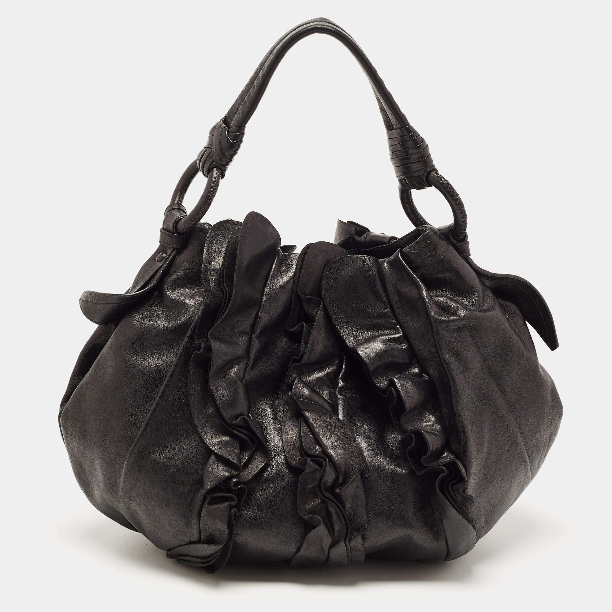 Prada cheap ruffle bag