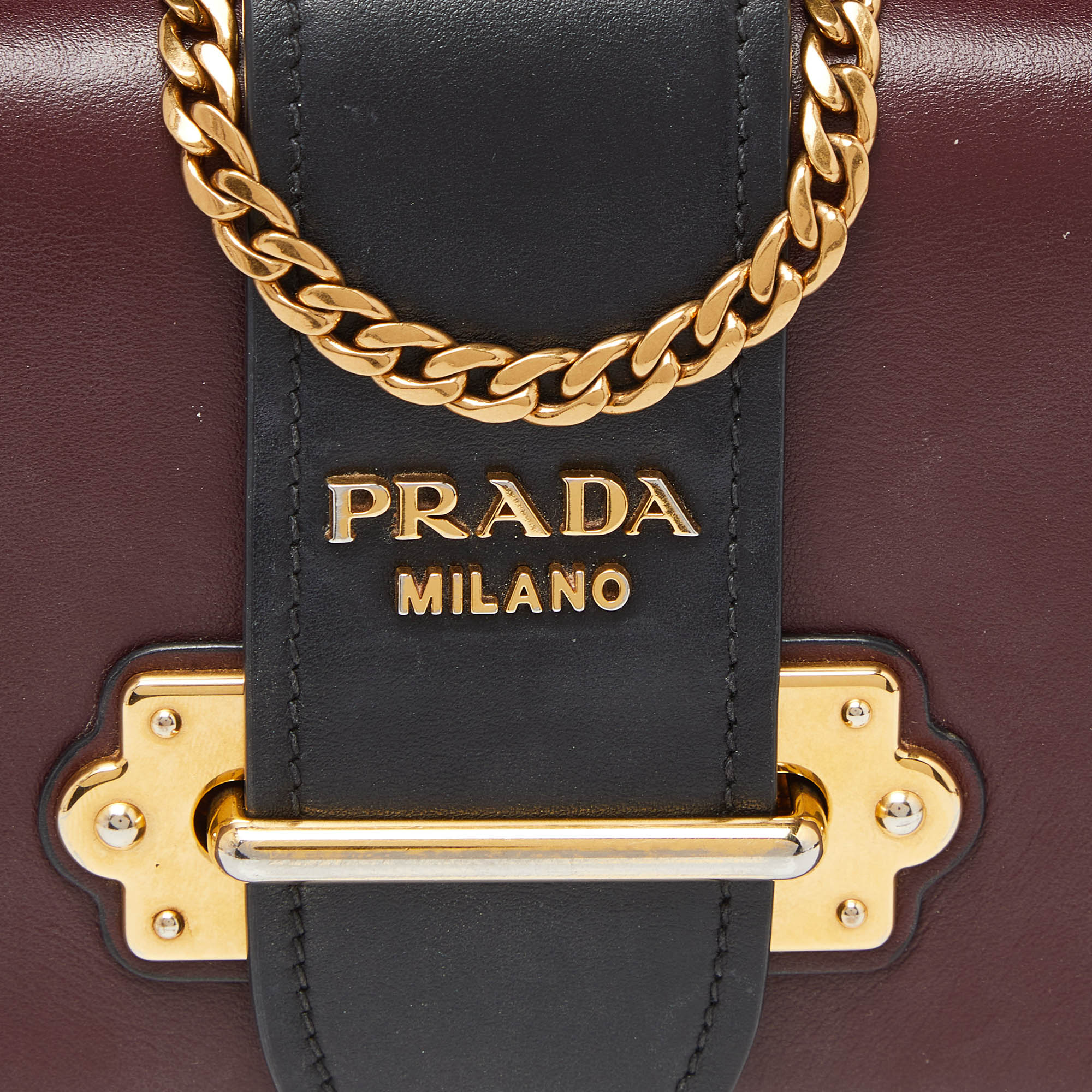 Prada calf 2024 leather belt bag