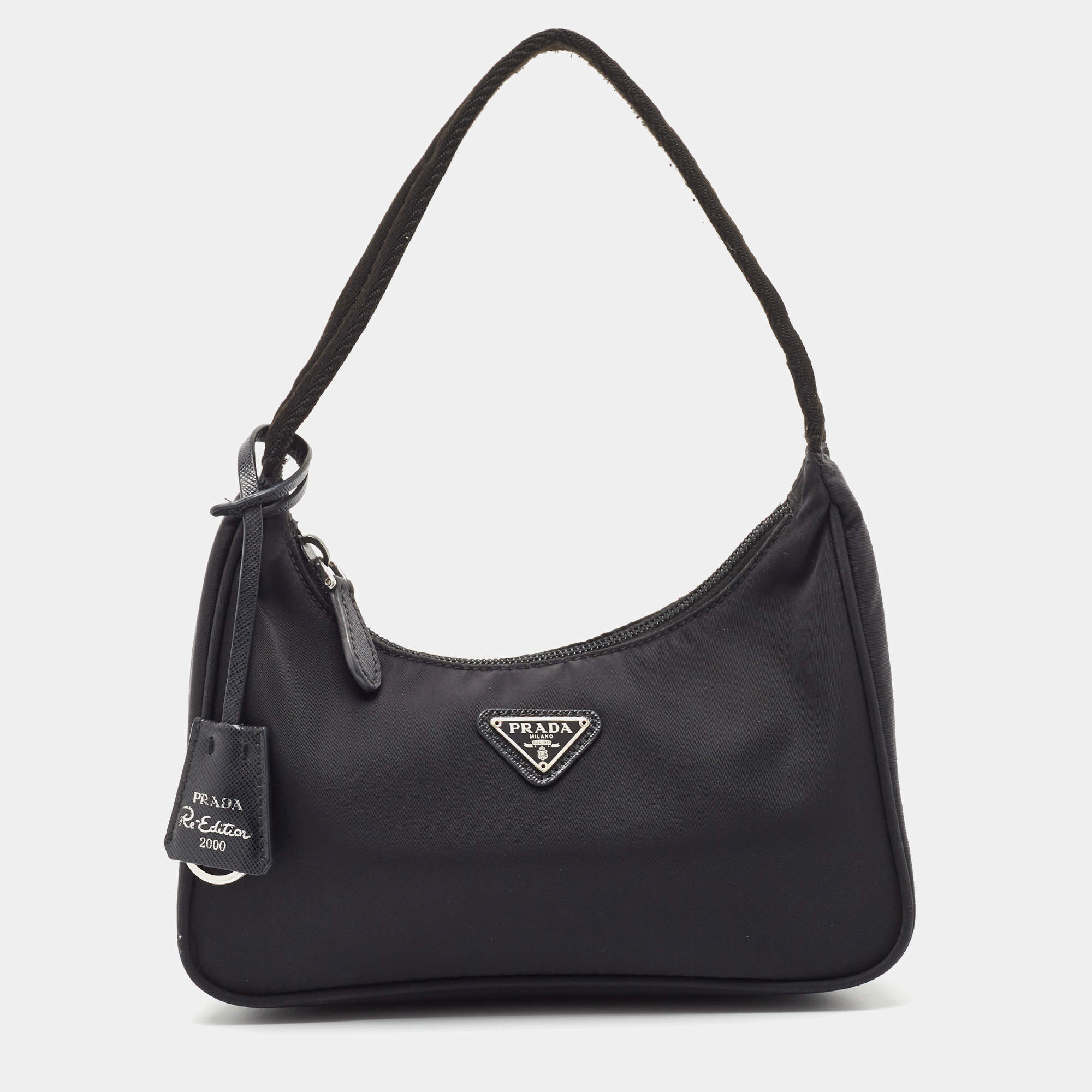 Prada Black Nylon Mini Re-Edition 2000 Shoulder Bag