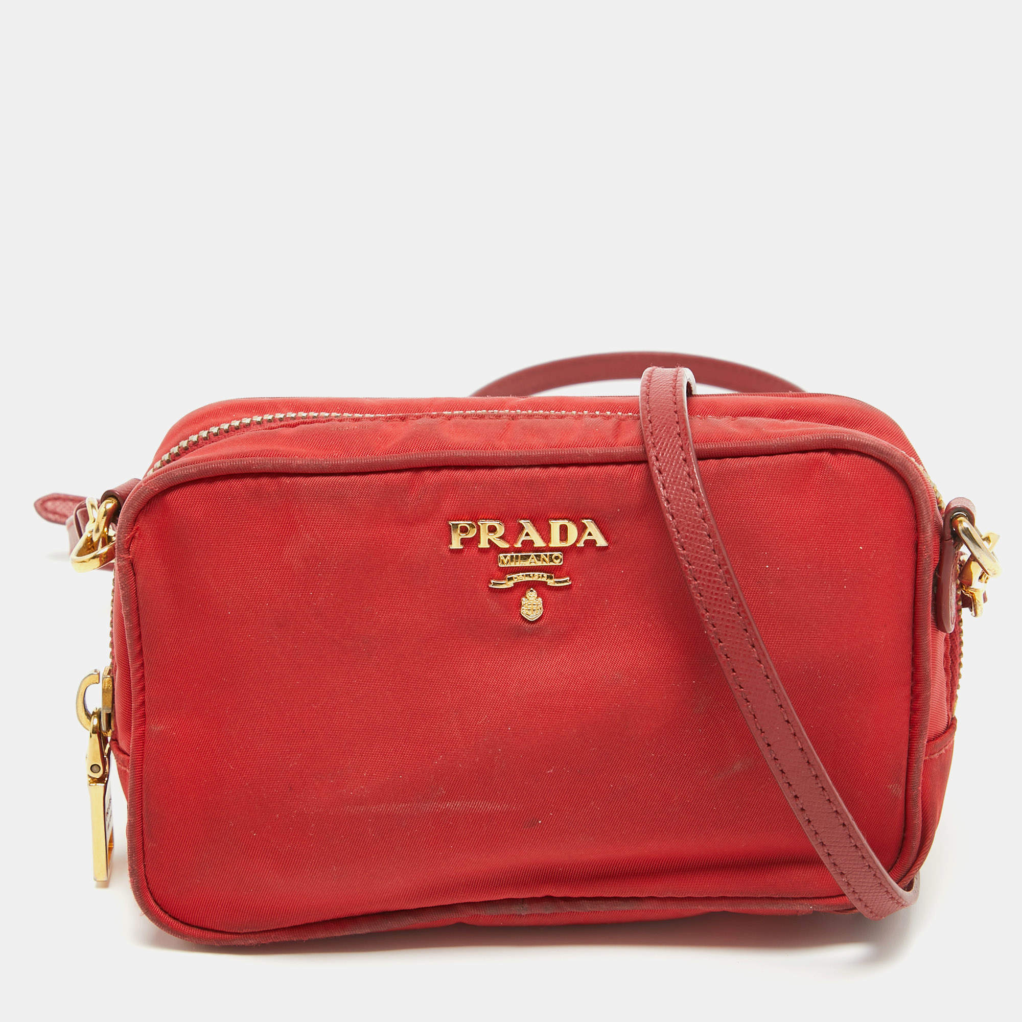 Prada red 2024 crossbody