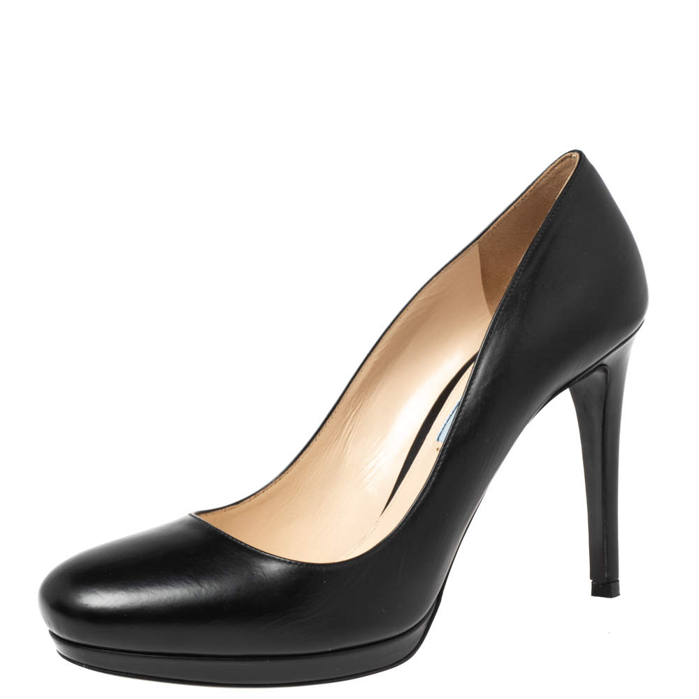 prada navy pumps