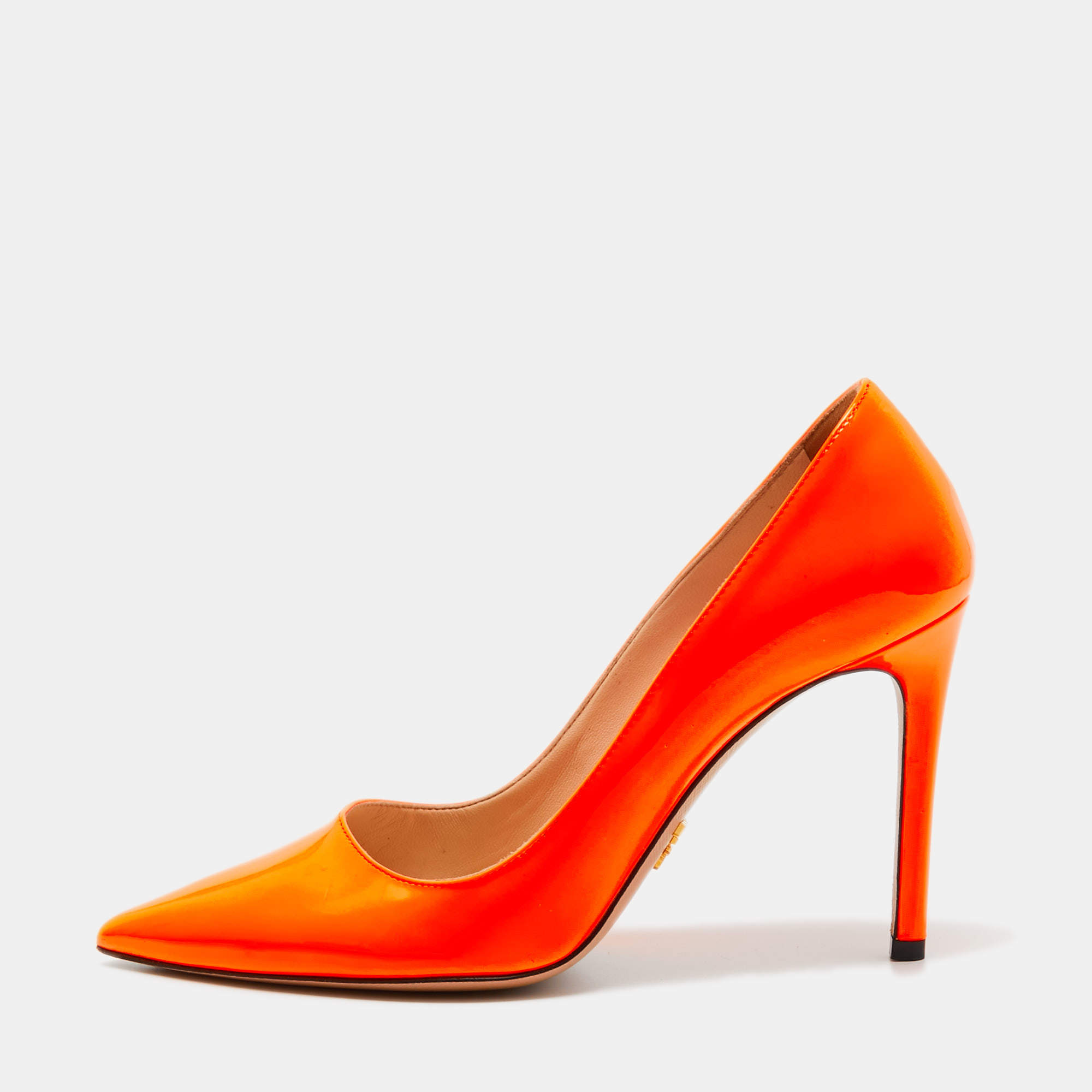 Orange shop prada heels