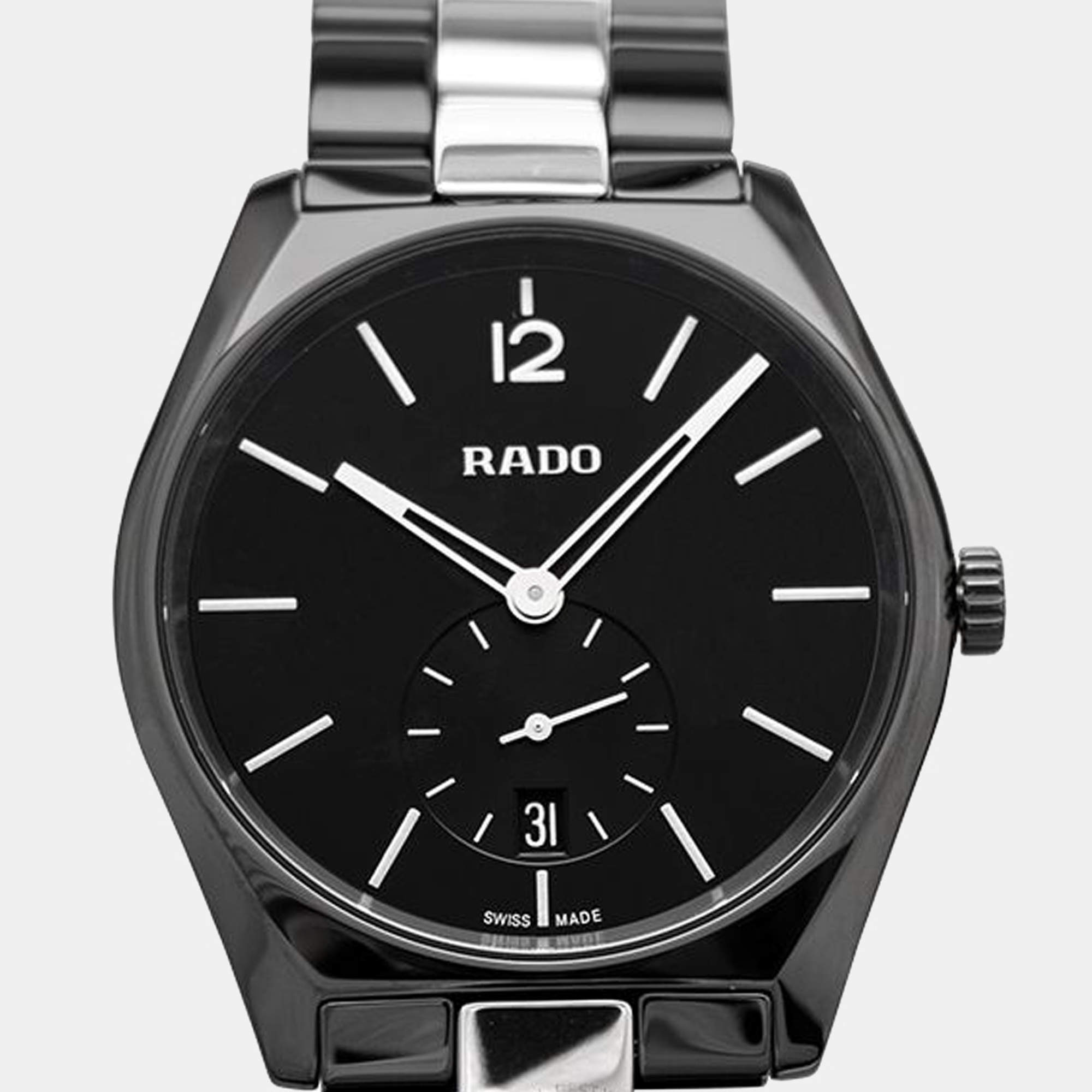 Rado Black High Tech Ceramic Titanium True R27084157 Women s