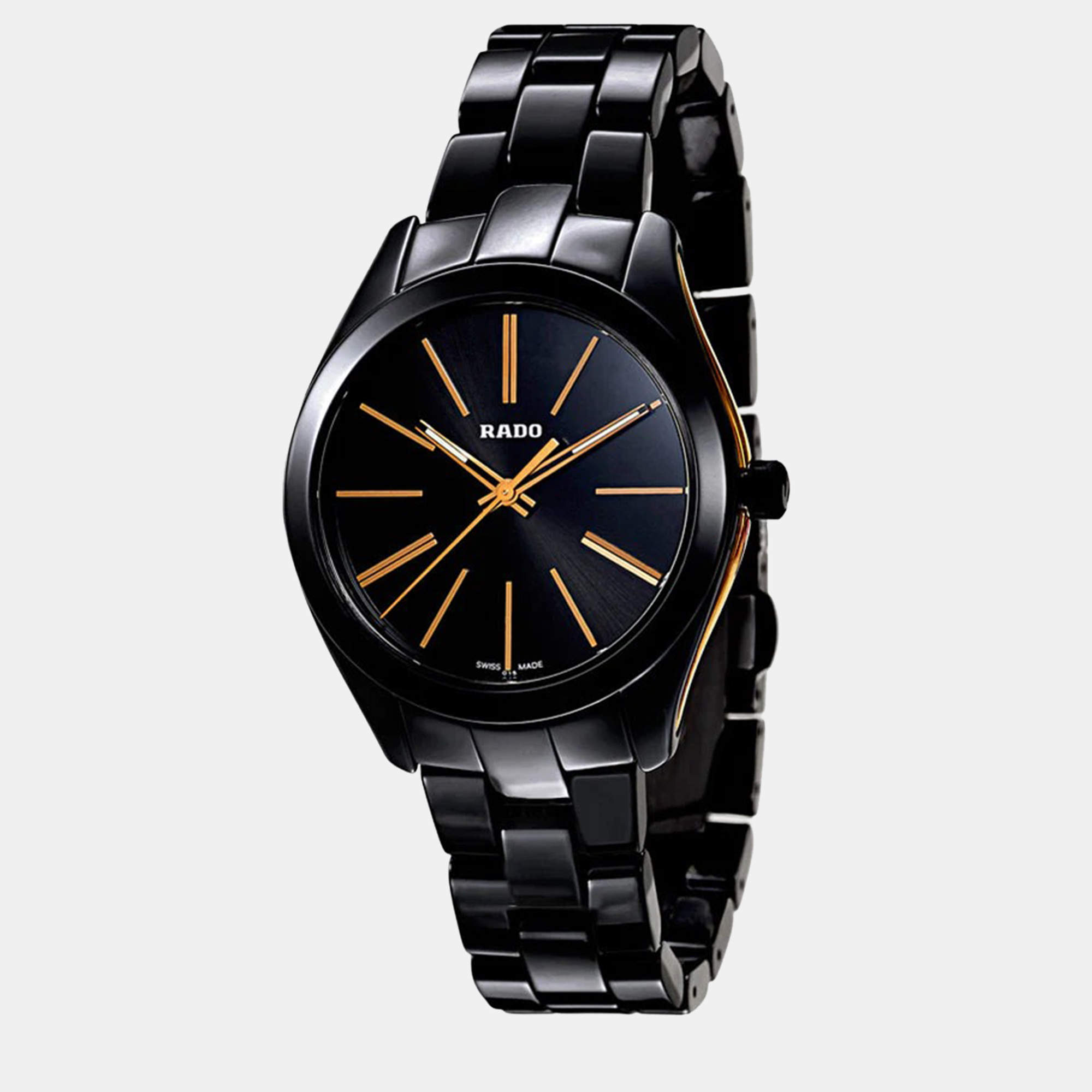 Rado Black Stainless Steel Watch 35 mm