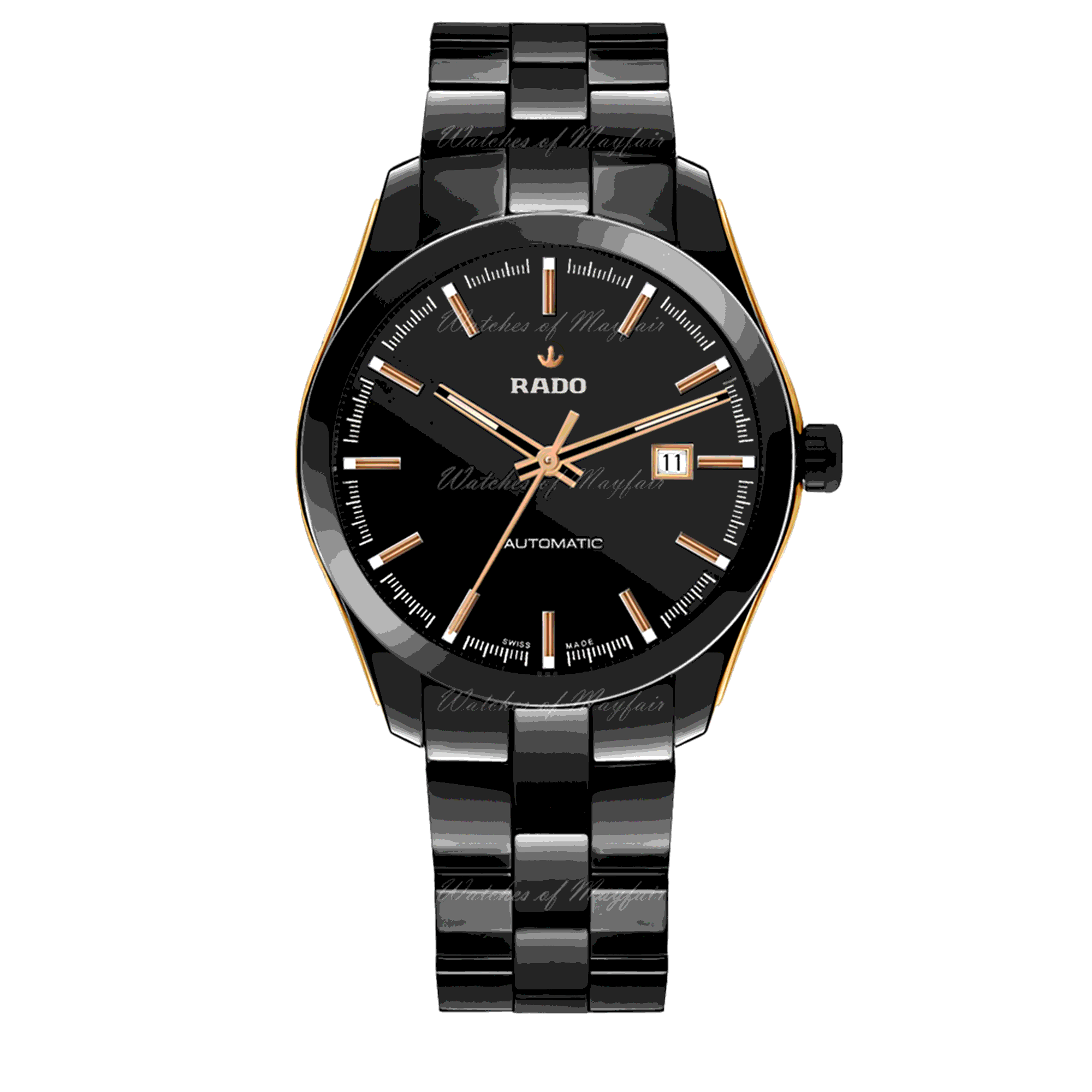 Rado Black Stainless Steel Watch 36 mm