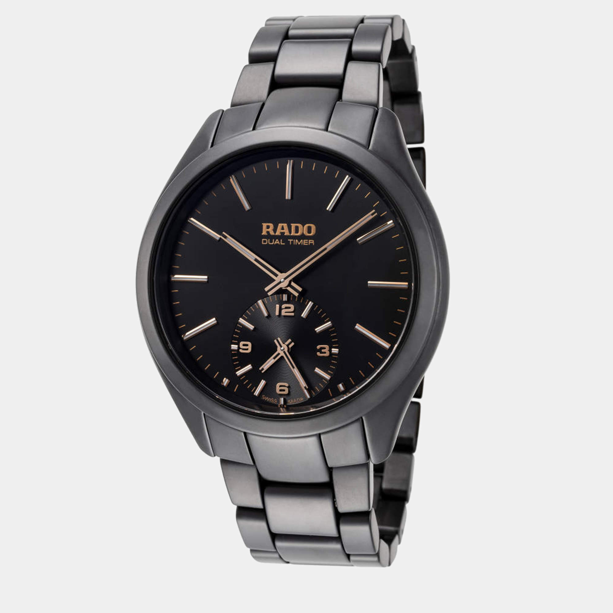 Rado Grey Ceramic Watch 42 mm Rado | The Luxury Closet