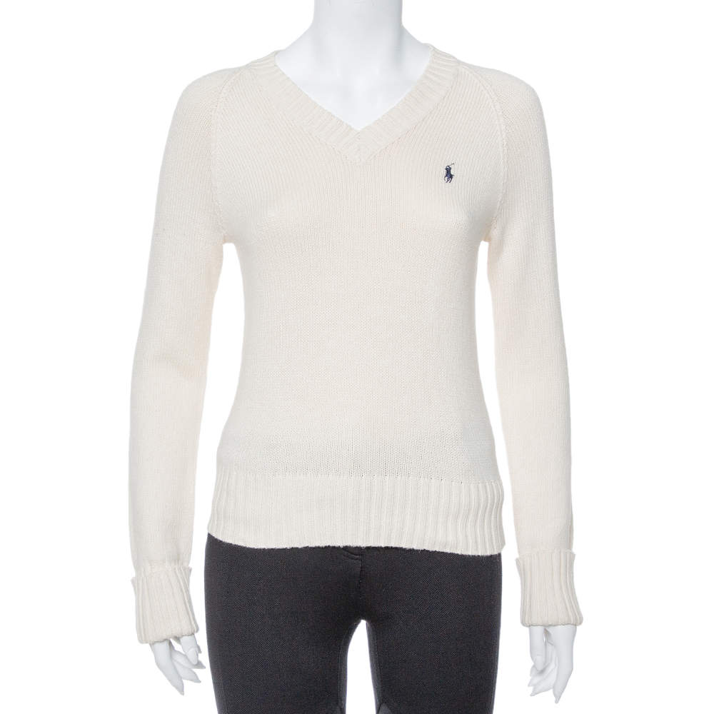 ralph lauren cream jumper