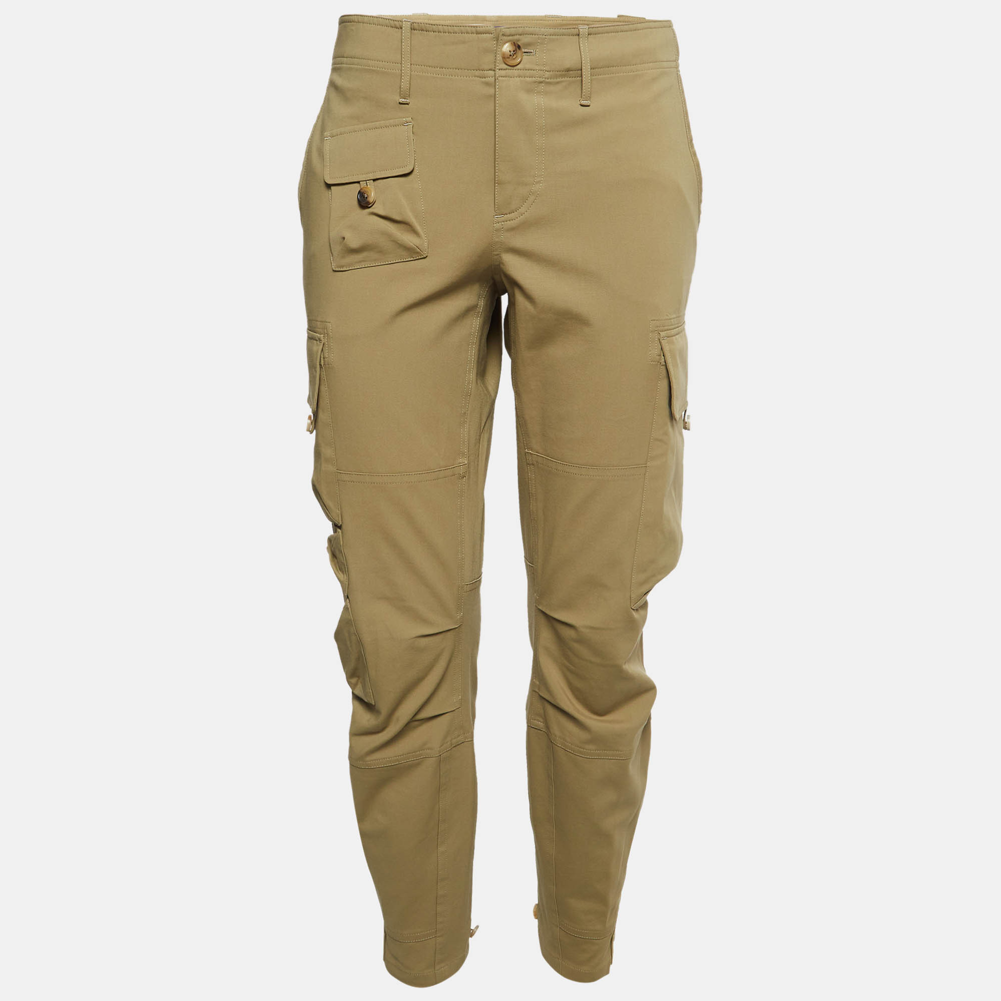 【特別送料無料！】 Purple Lauren Ralph Label M Pant Cargo Blend Cotton Green パンツ