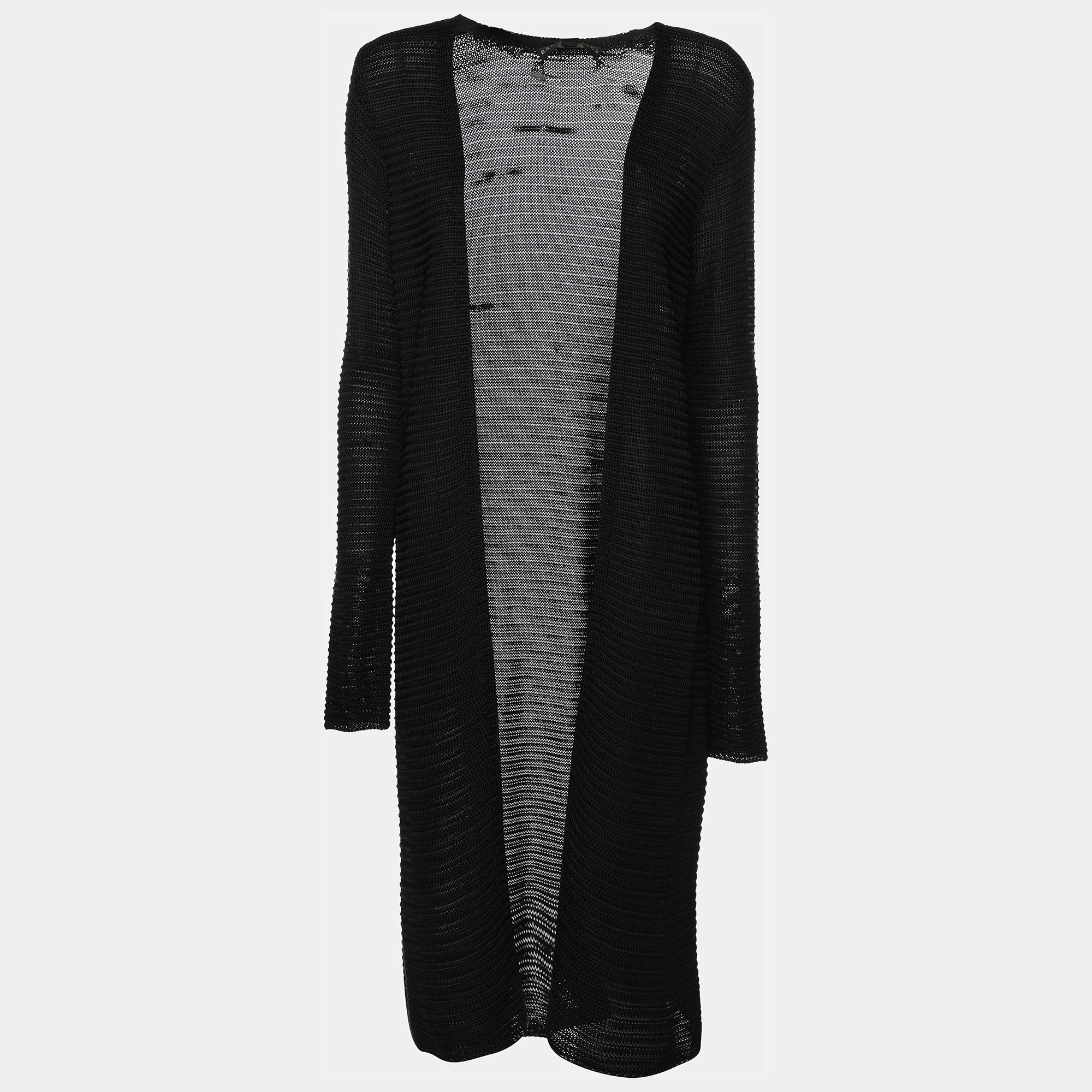 Ralph Lauren Black Knitted Cardigan M