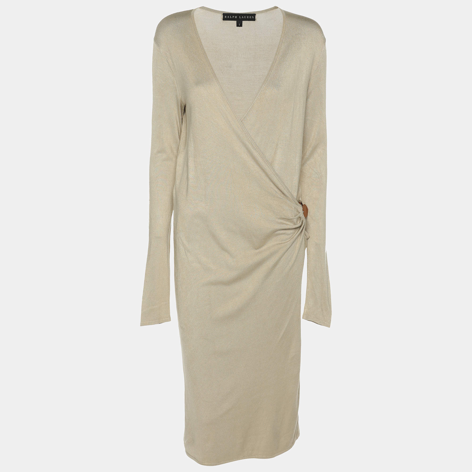Ralph Lauren Beige Knit Dress S