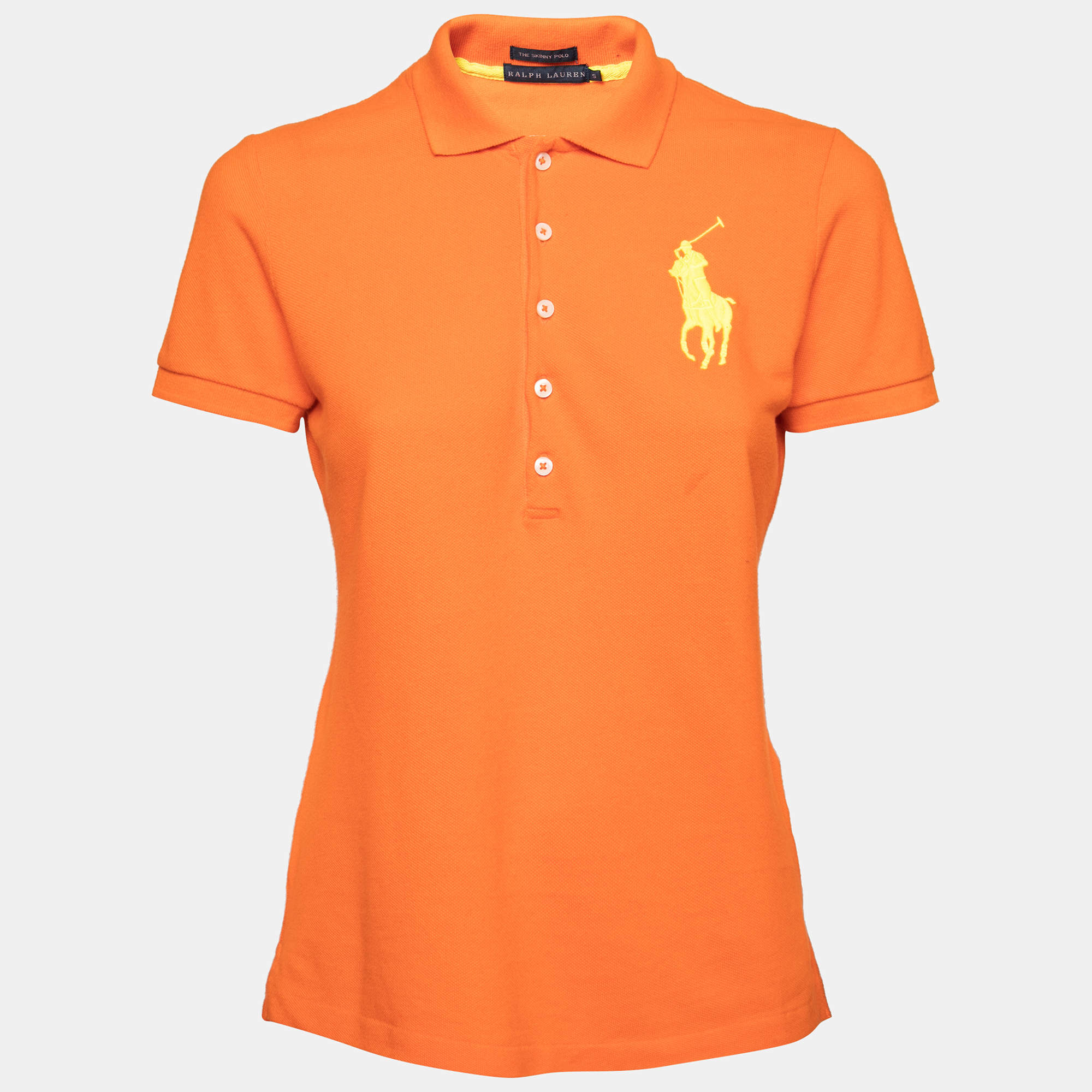 Ralph Lauren Orange Cotton Pique T-Shirt Ralph Lauren |