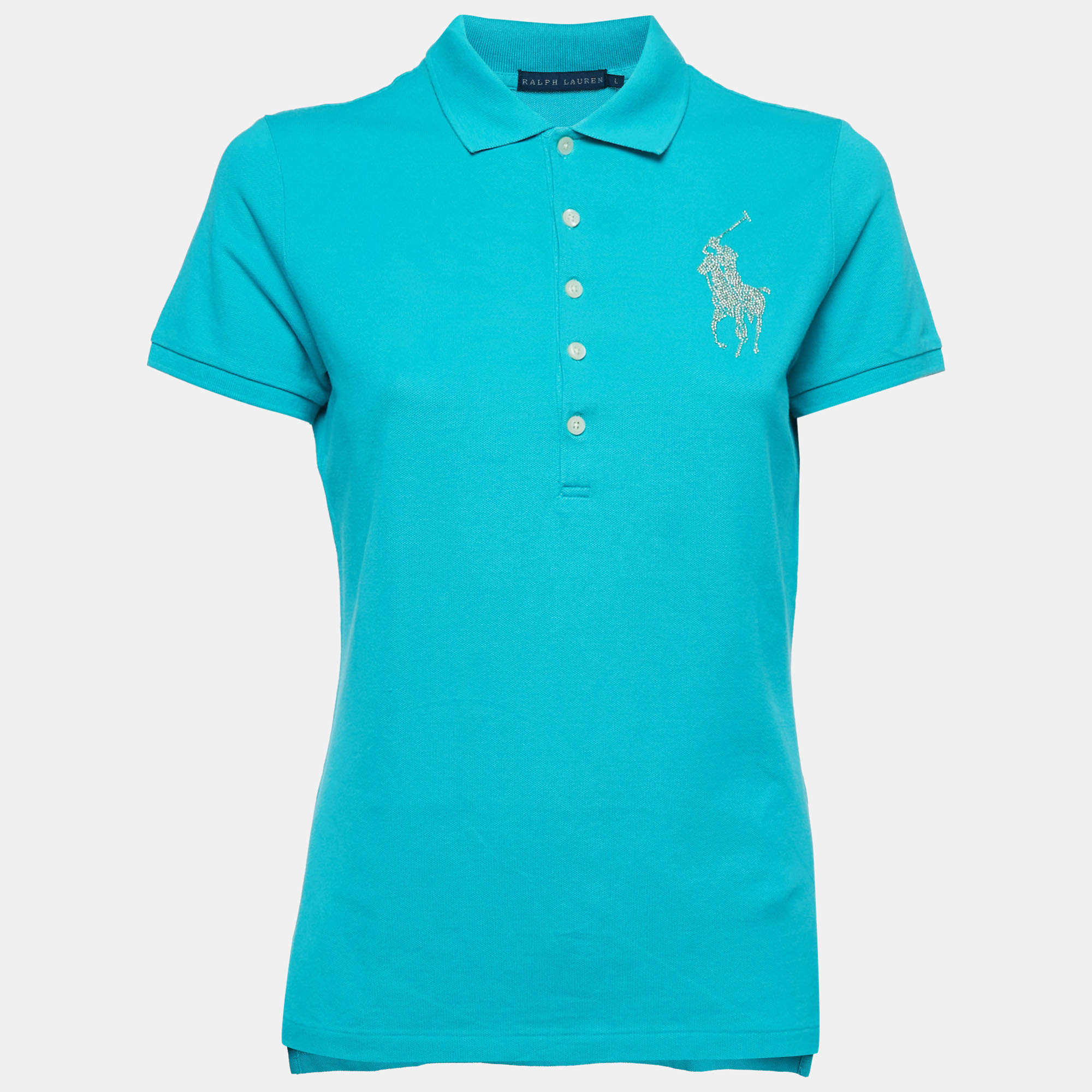 Tシャツ・カットソー POLO RALPH LAUREN Women Tops 211965761 001 Blue Amazon.com: Polo Ralph Lauren Womens Crew Neck Jersey T