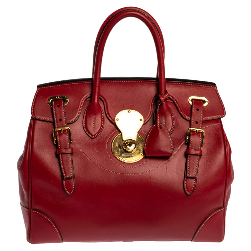 ralph lauren red tote