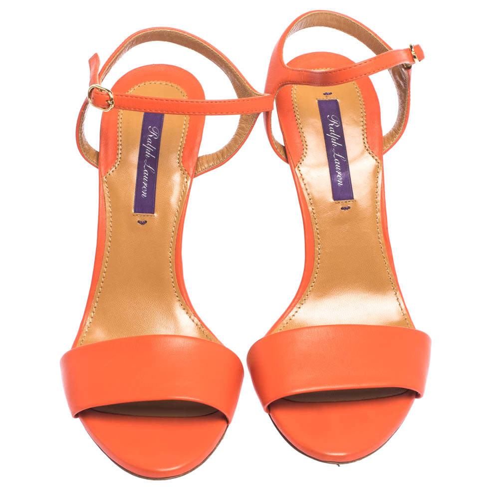 ralph lauren orange sandals