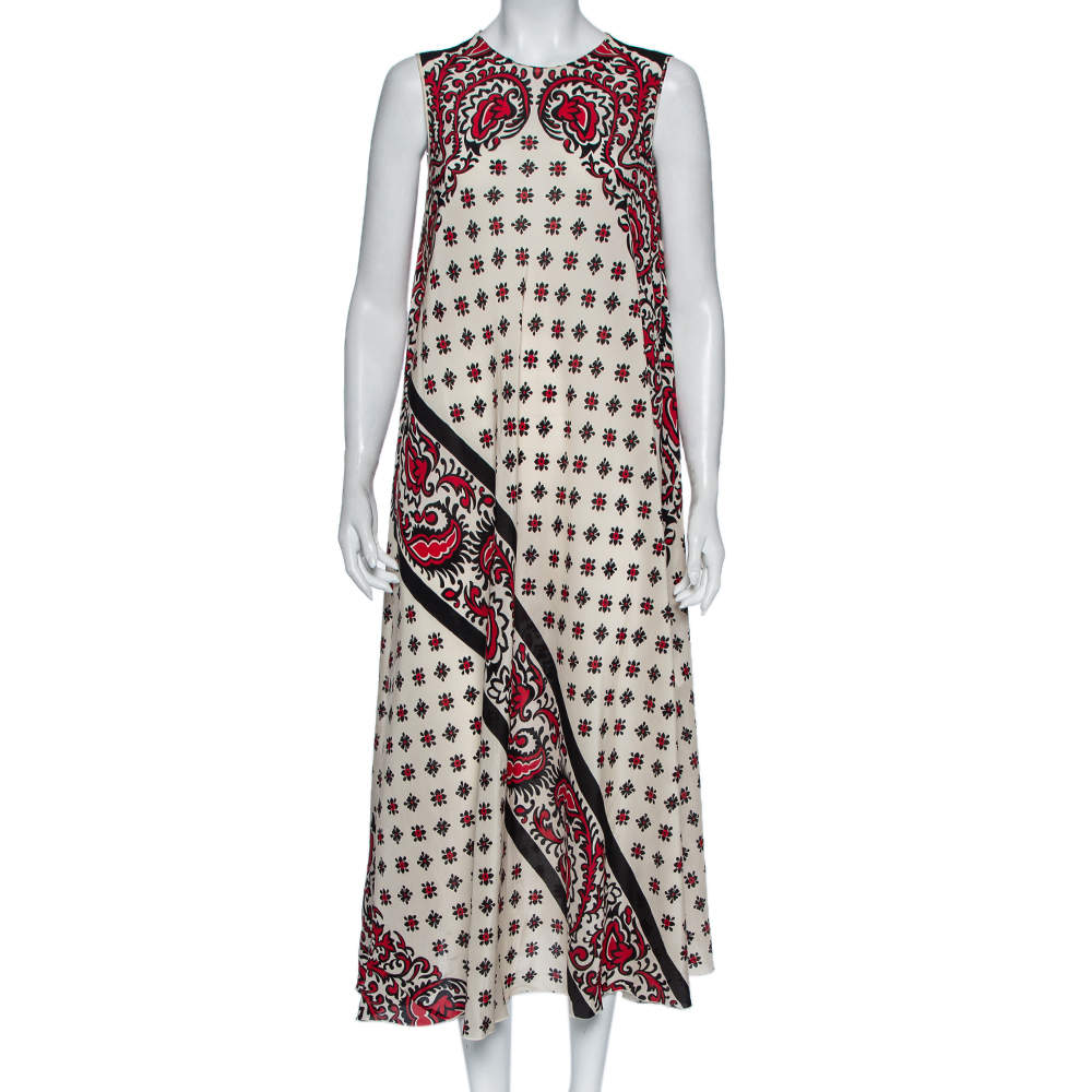 【送料&関税込】RED Valentino Bandana Print Dress Valentino // Red Bandana Print Pleated Dress – VSP Consignment