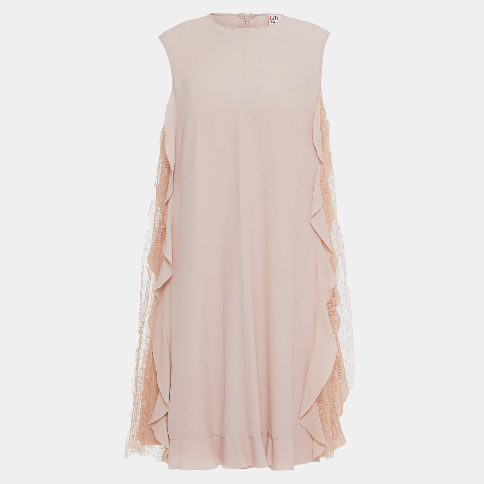 Pre Owned Redvalentino Acetate Mini Dress 42