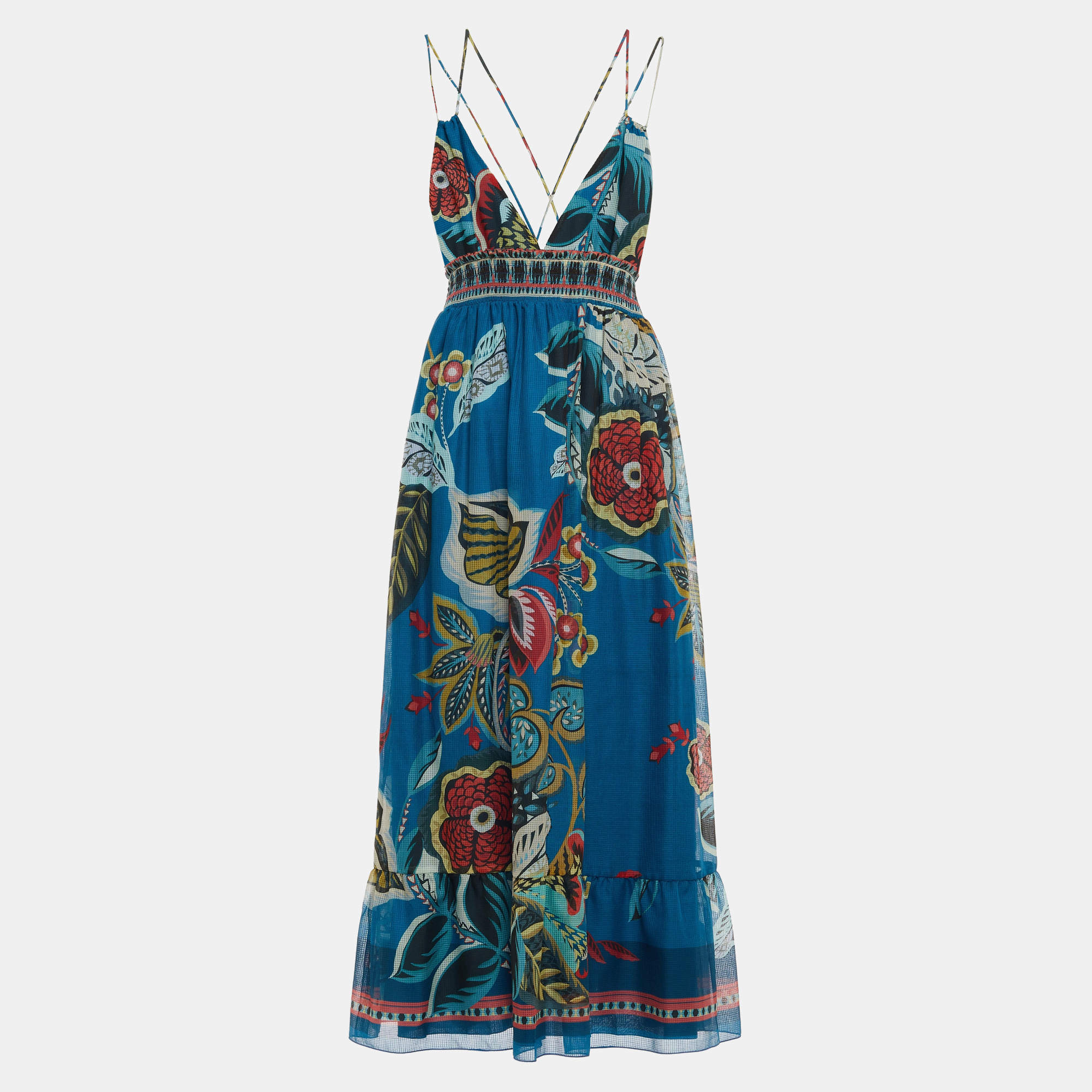 Redvalentino Cotton Midi Dress 42