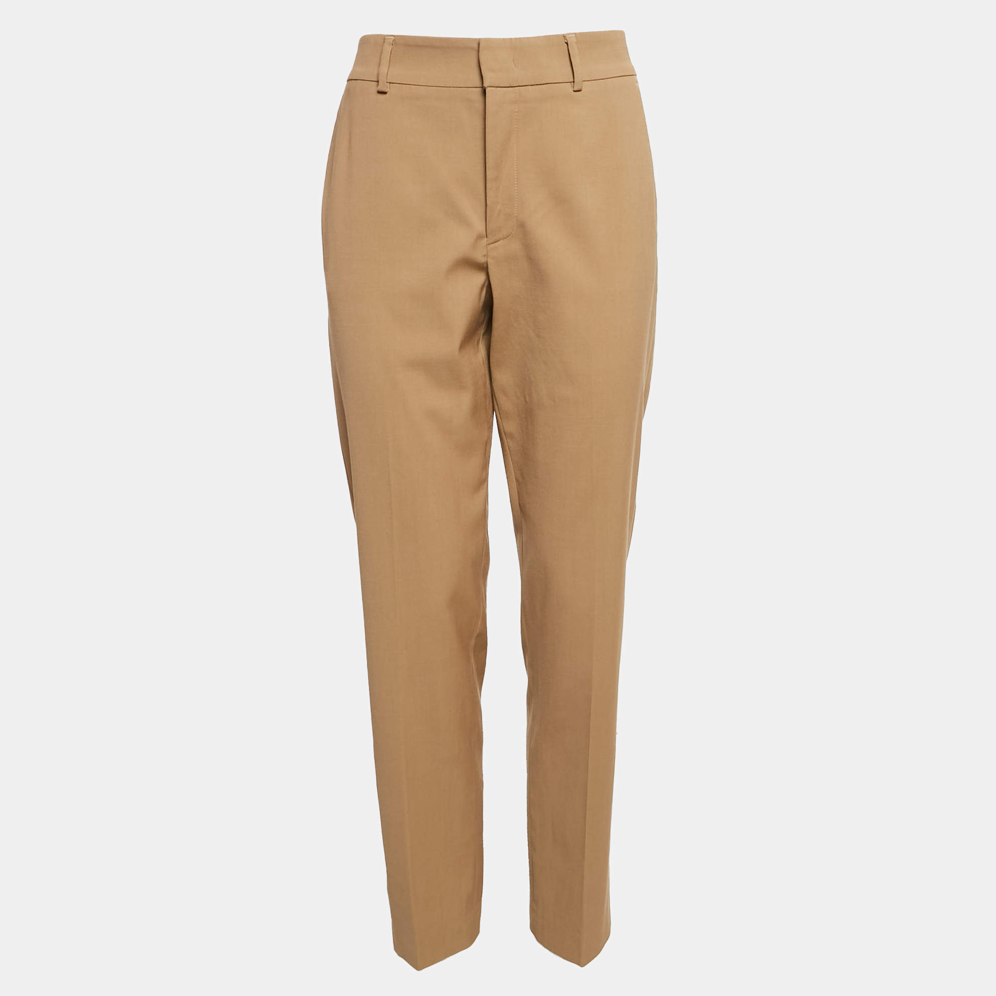 RED Valentino Brown Wool Blend Trousers M