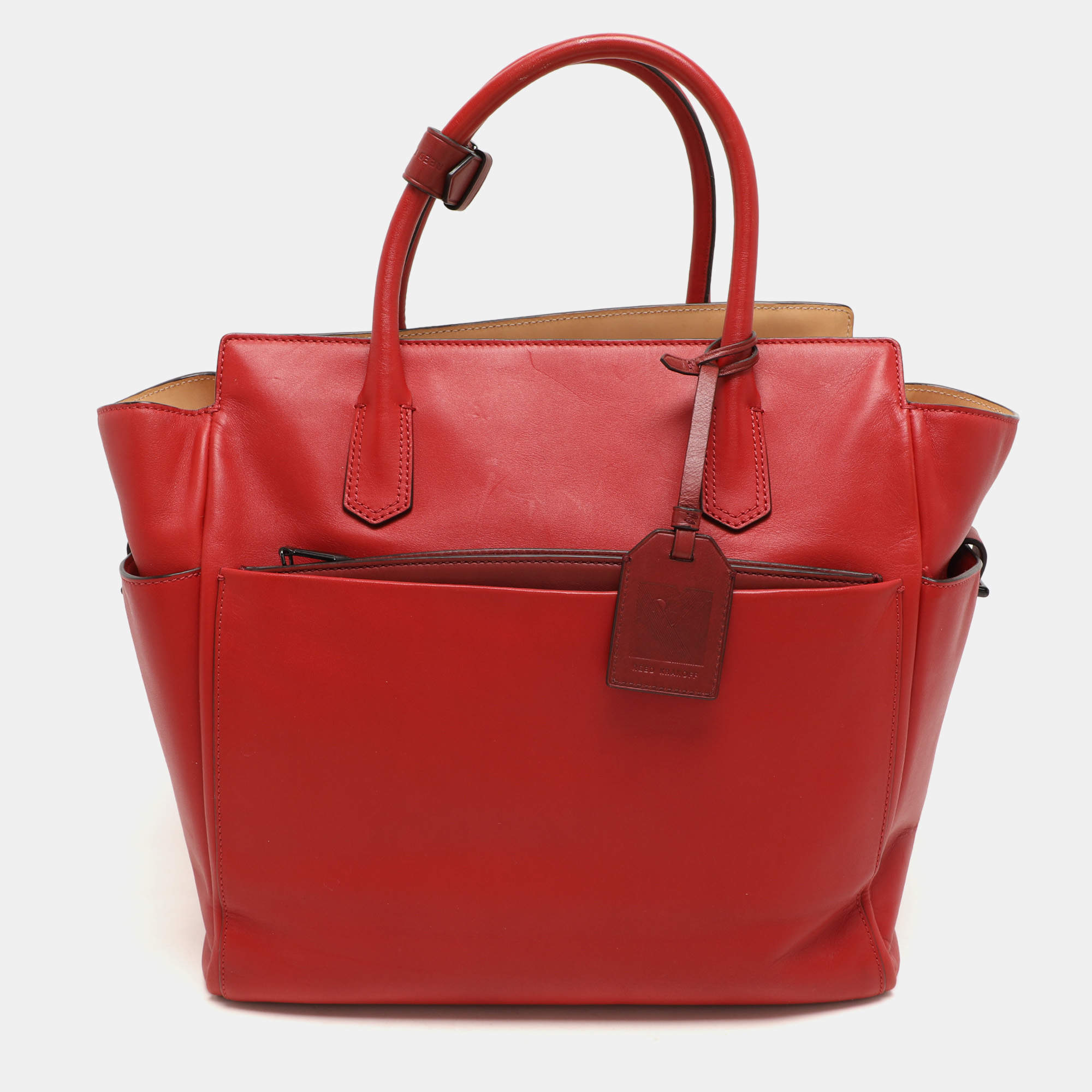 Pre Owned Reed Krakoff Red Leather Atlantique Tote