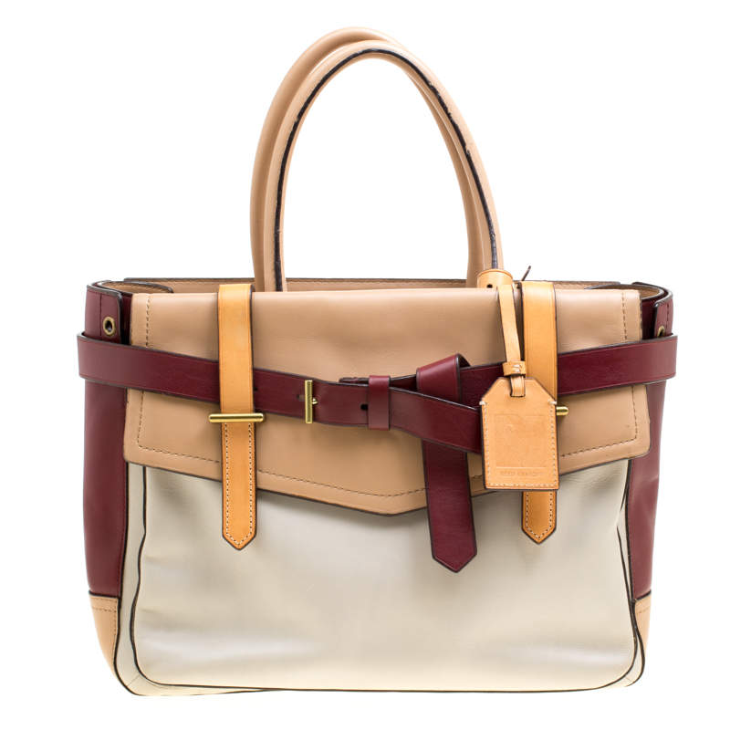 Reed Krakoff Multicolor Leather Boxer Tote
