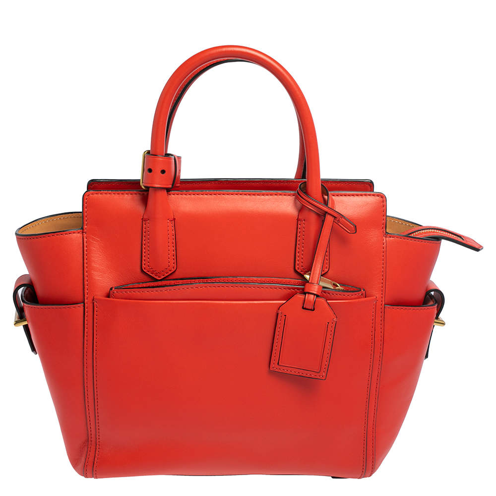 مملوكة مسبقًا Reed Krakoff Red Leather Atlantique  Tote