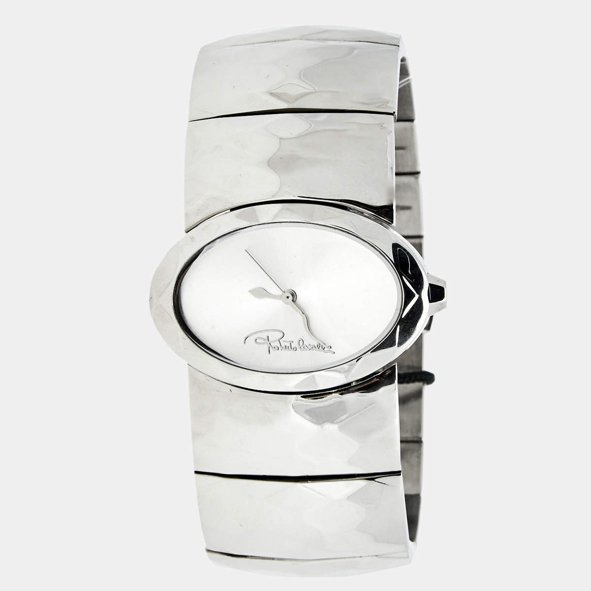ممل�وكة مسبقًا Roberto Cavalli Silver Stainless Steel Multiface R7253133515 Women's Wristwatch 36 mm
