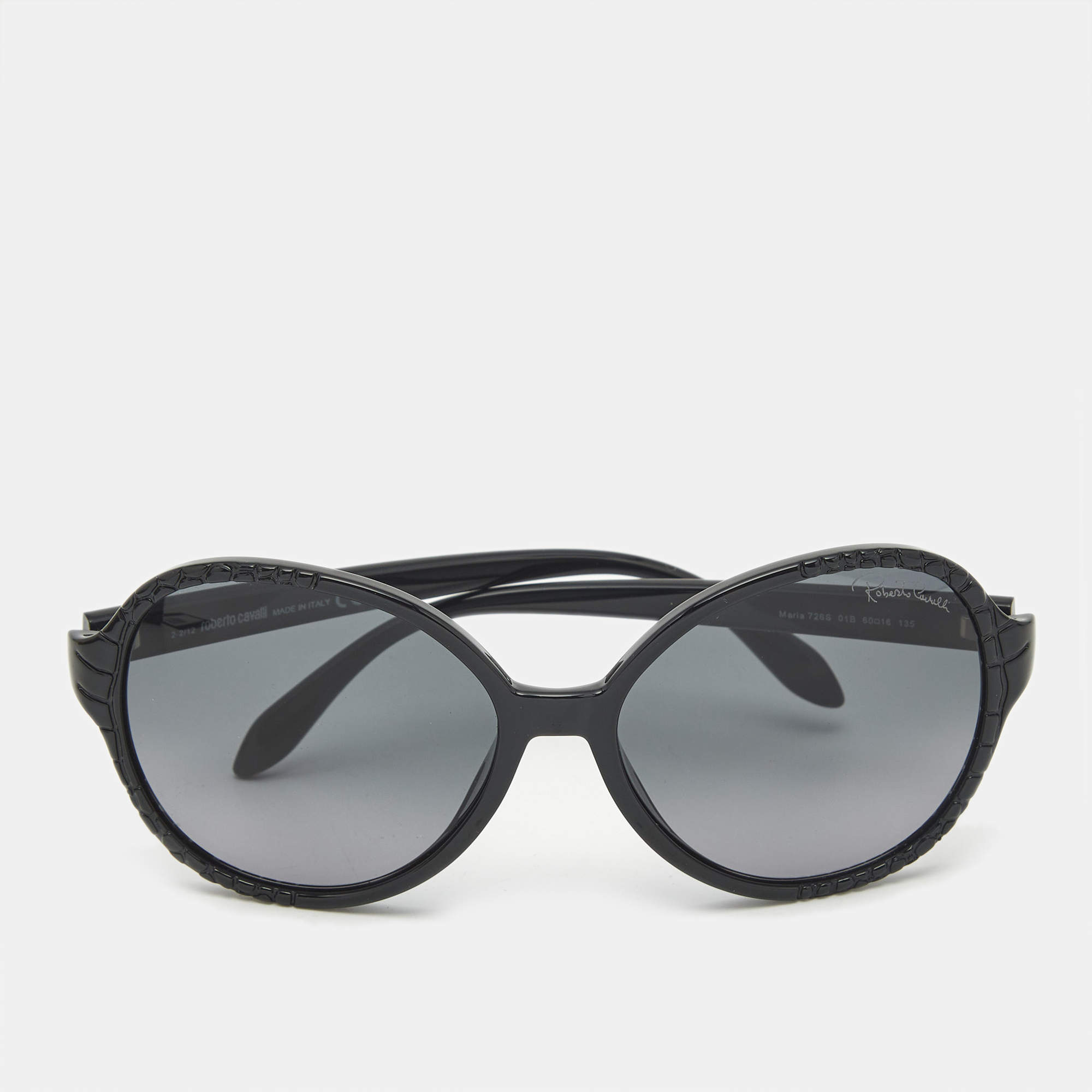 Roberto Cavalli Black Maria Oversized Sunglasses