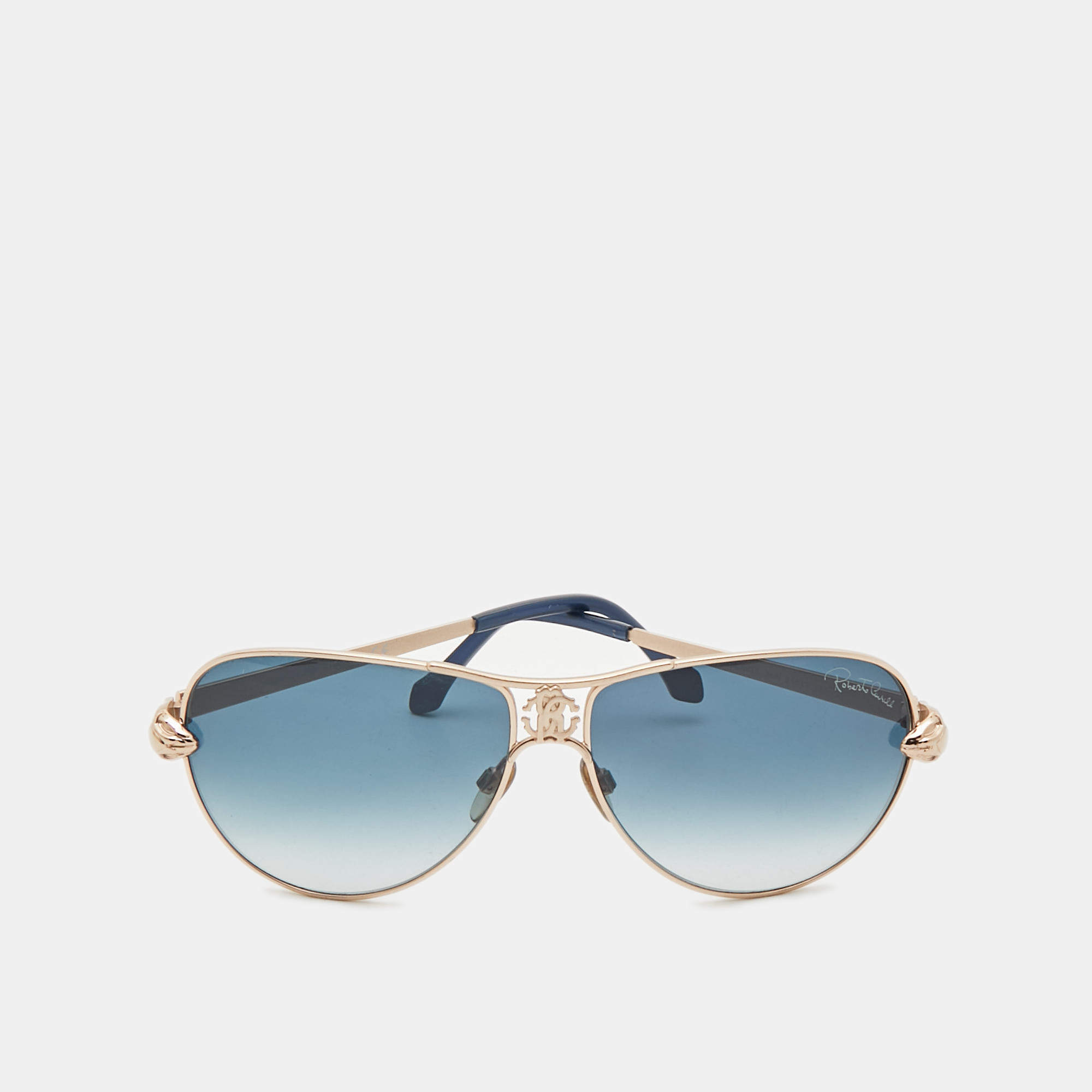 Roberto Cavalli Blue Gradient Markab 883/S Aviator Sunglasses