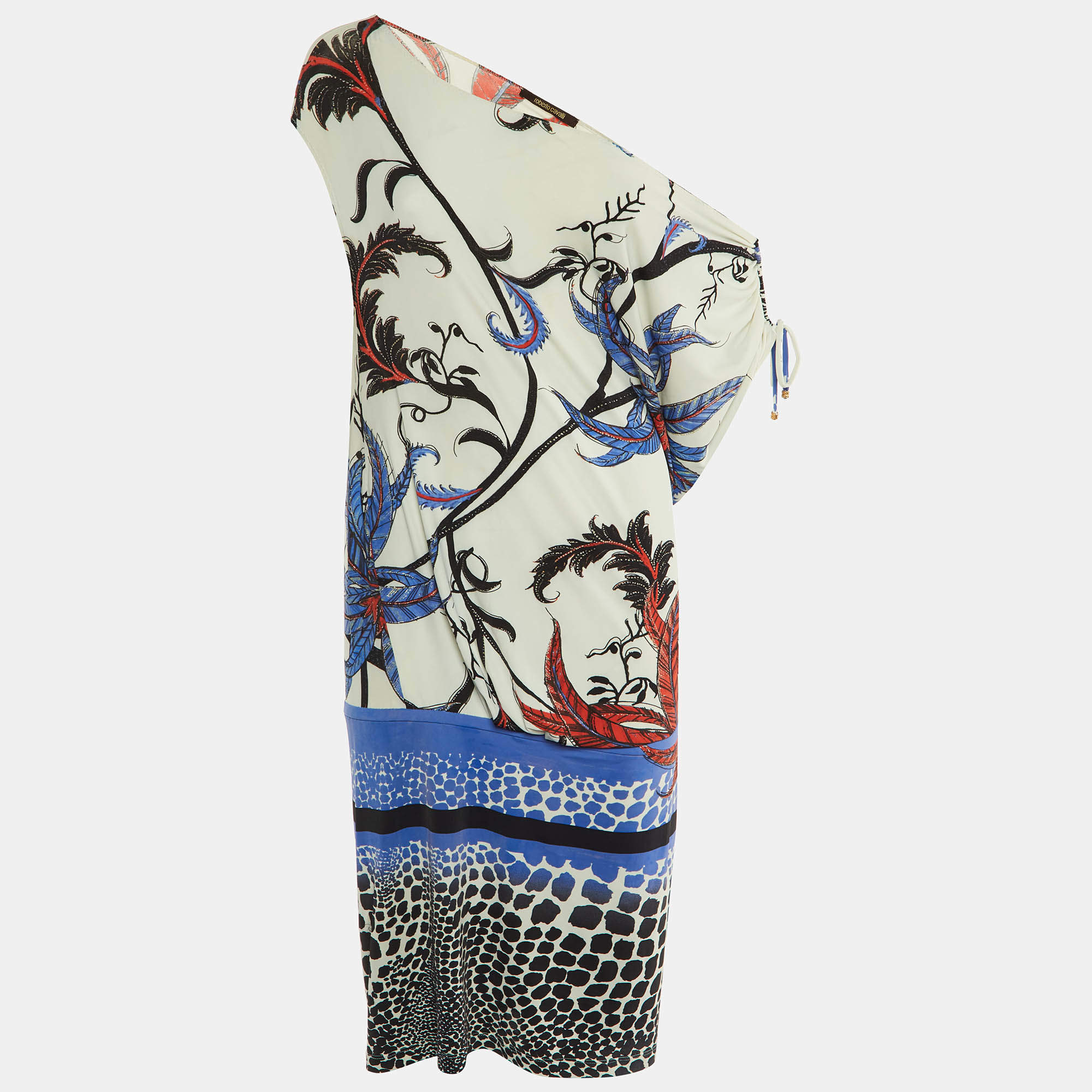 Roberto Cavalli Multicolor Printed Jersey Shift Dress M