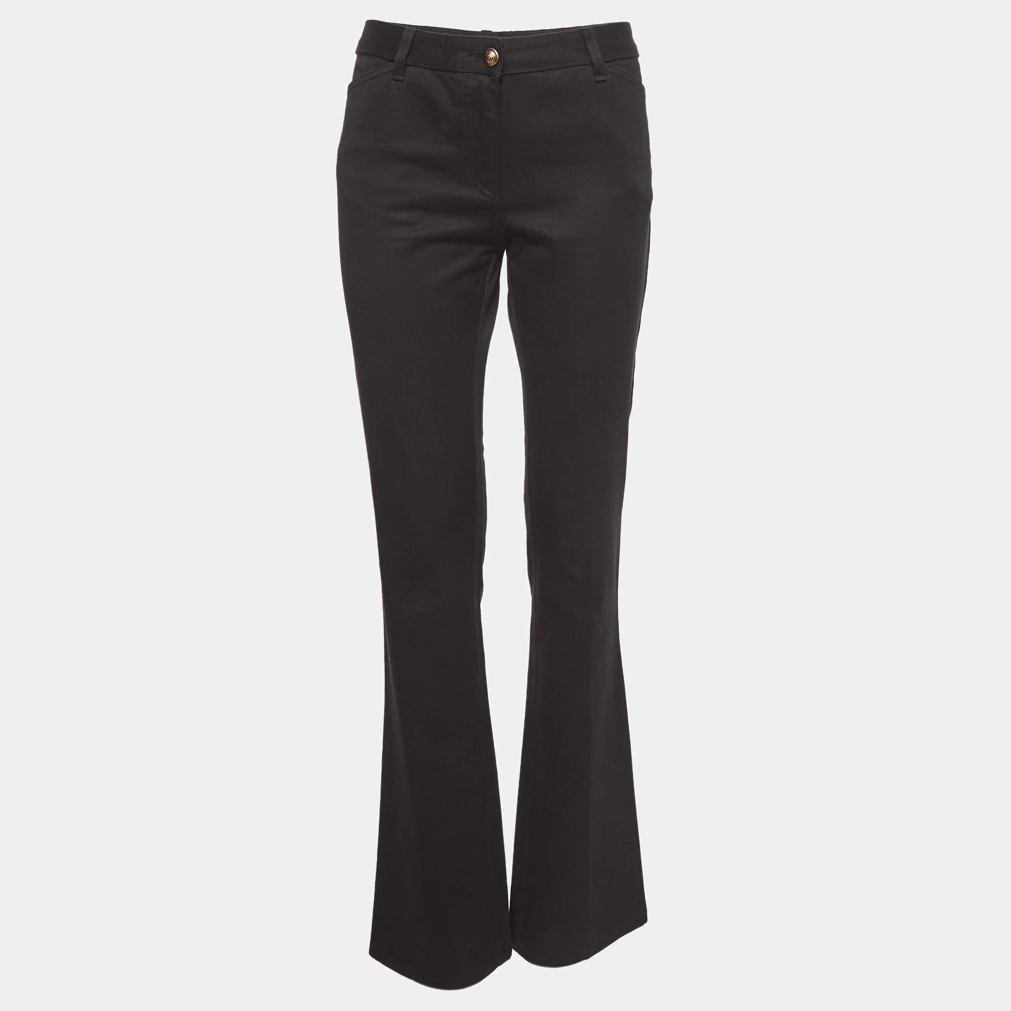 Roberto Cavalli Black Denim Flared Jeans M Waist 30"