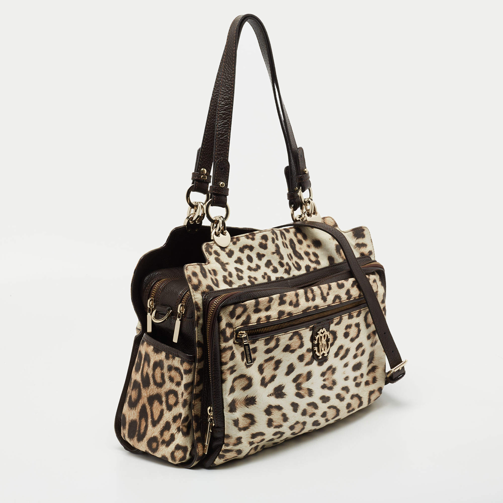 Leopard Print Roberto Cavalli Baby Changing Bag Roberto Cavalli