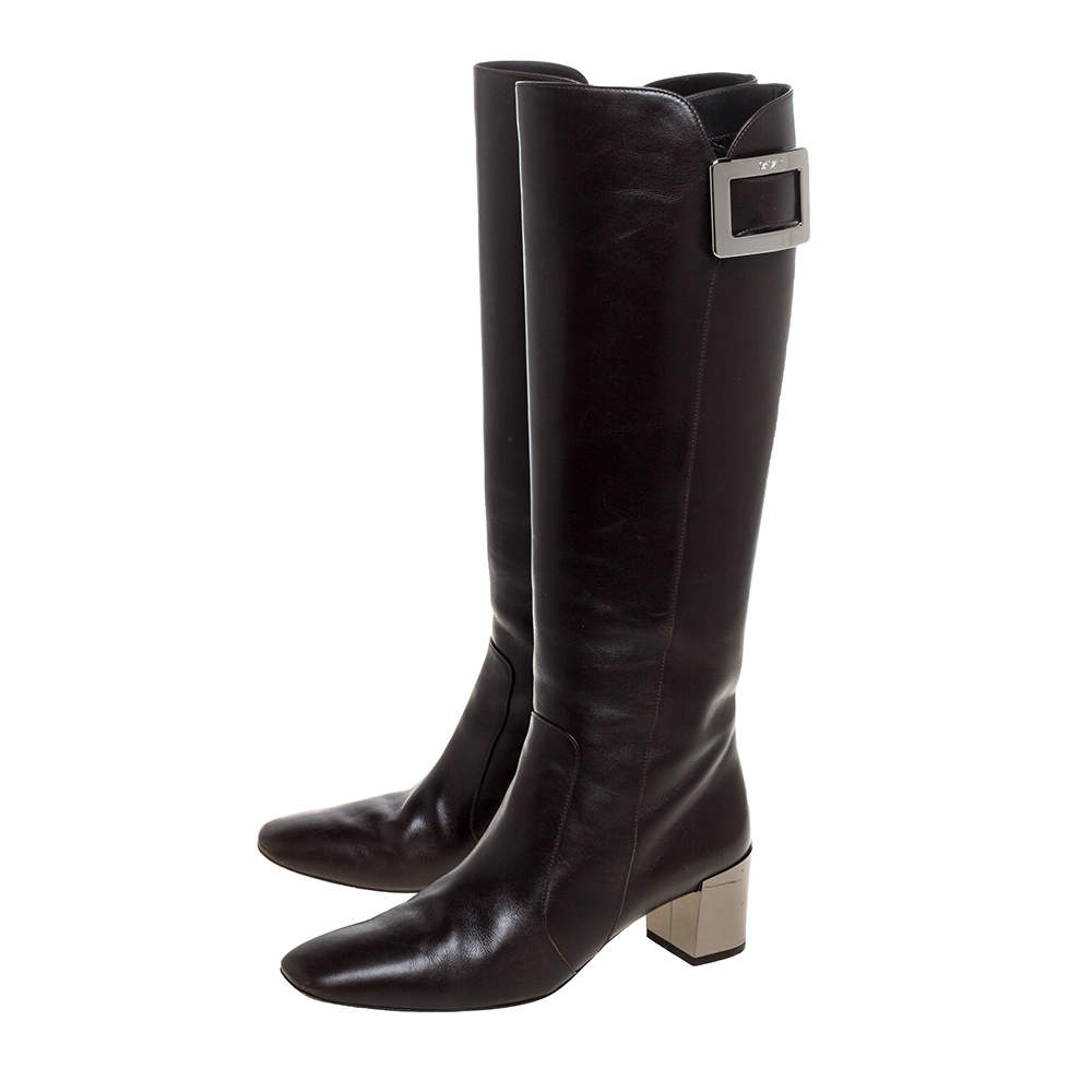 roger vivier knee high boots